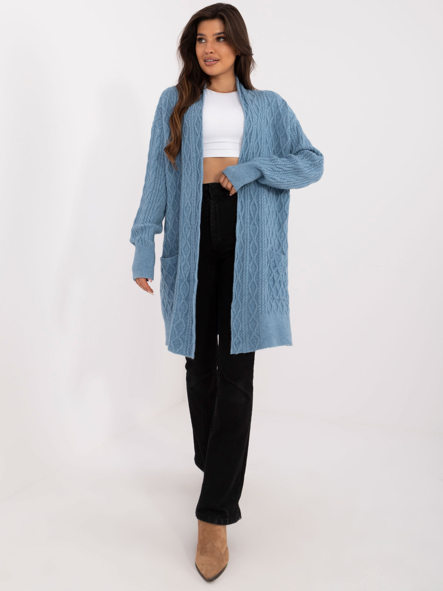 Kardigan Niebieski - obrazek 2