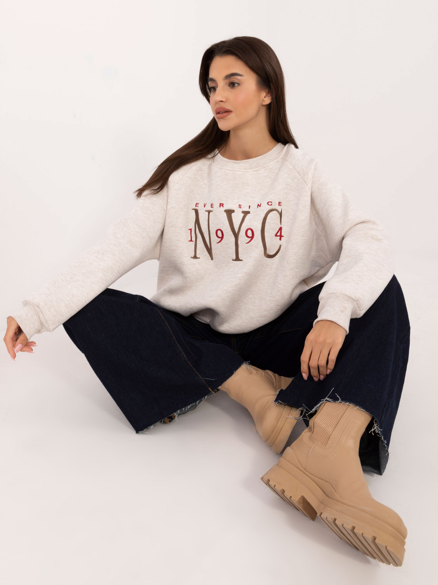 Bluza Jasny beżowy - obrazek 2