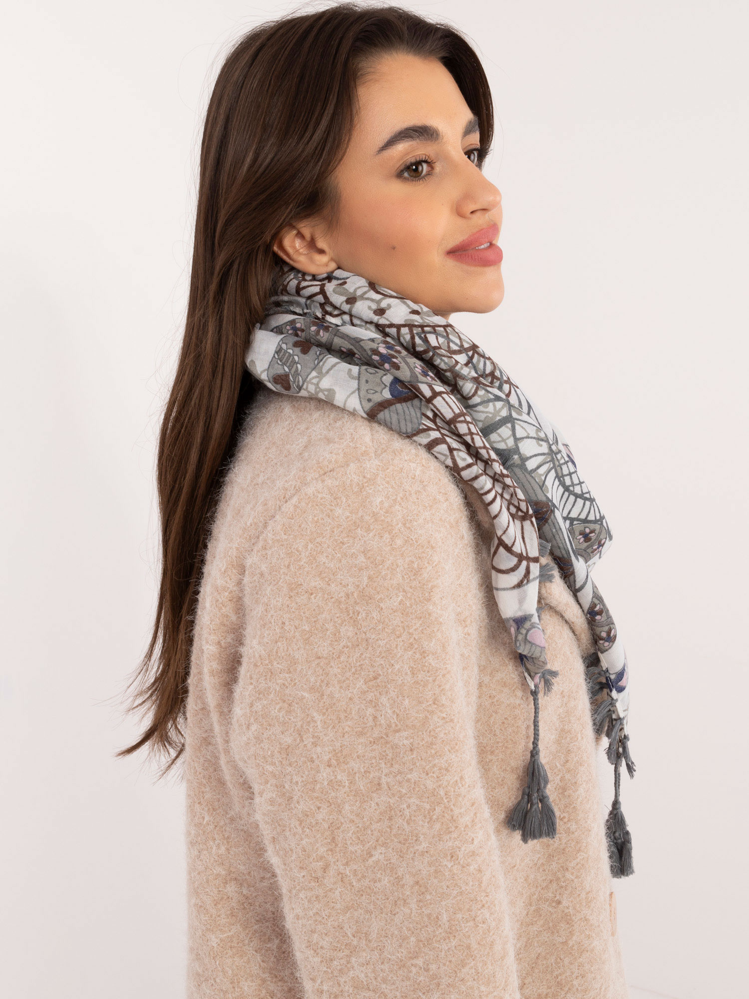 Chustka Szary - obrazek 2