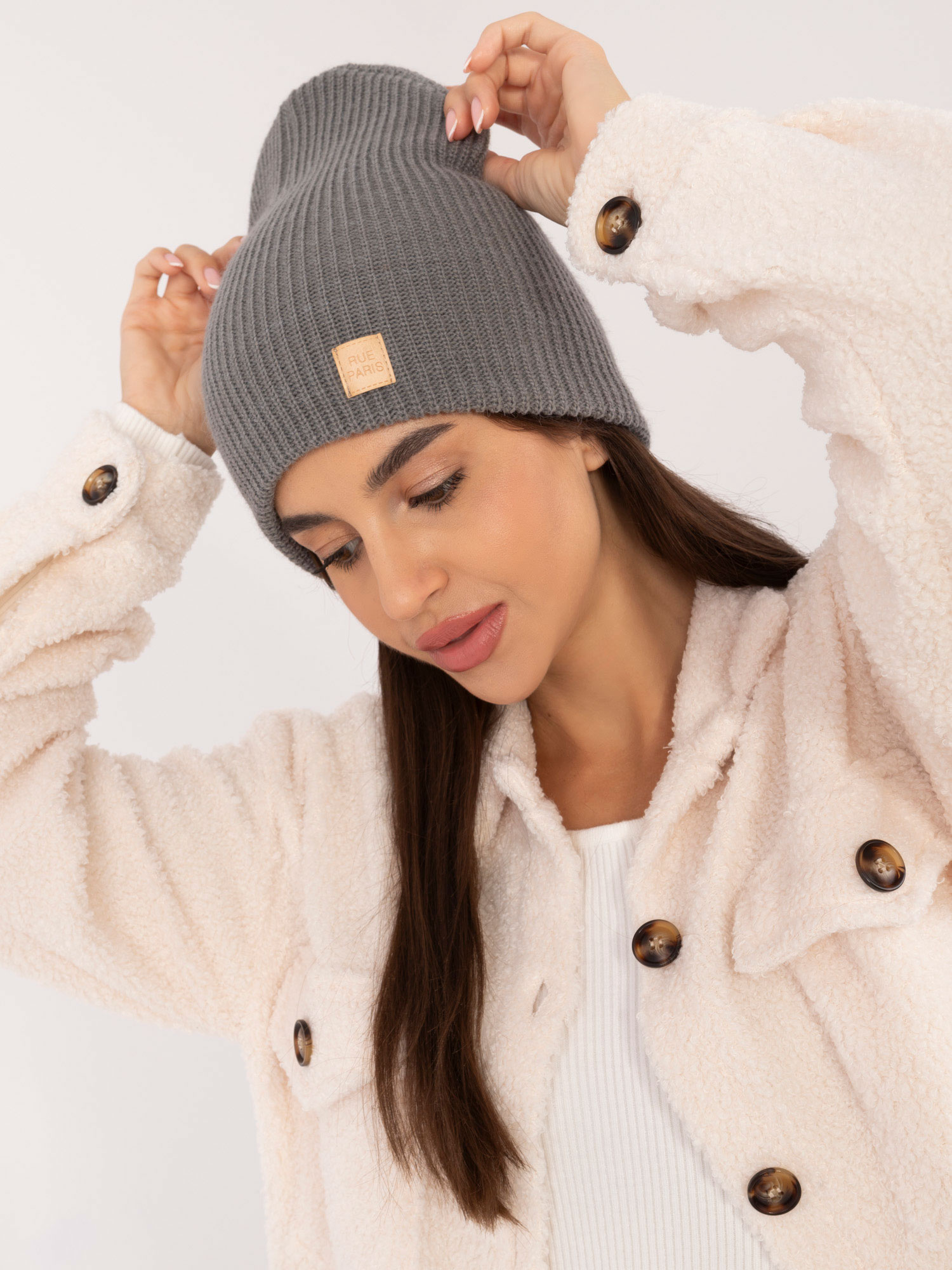 Czapka Ciemny szary - obrazek 2