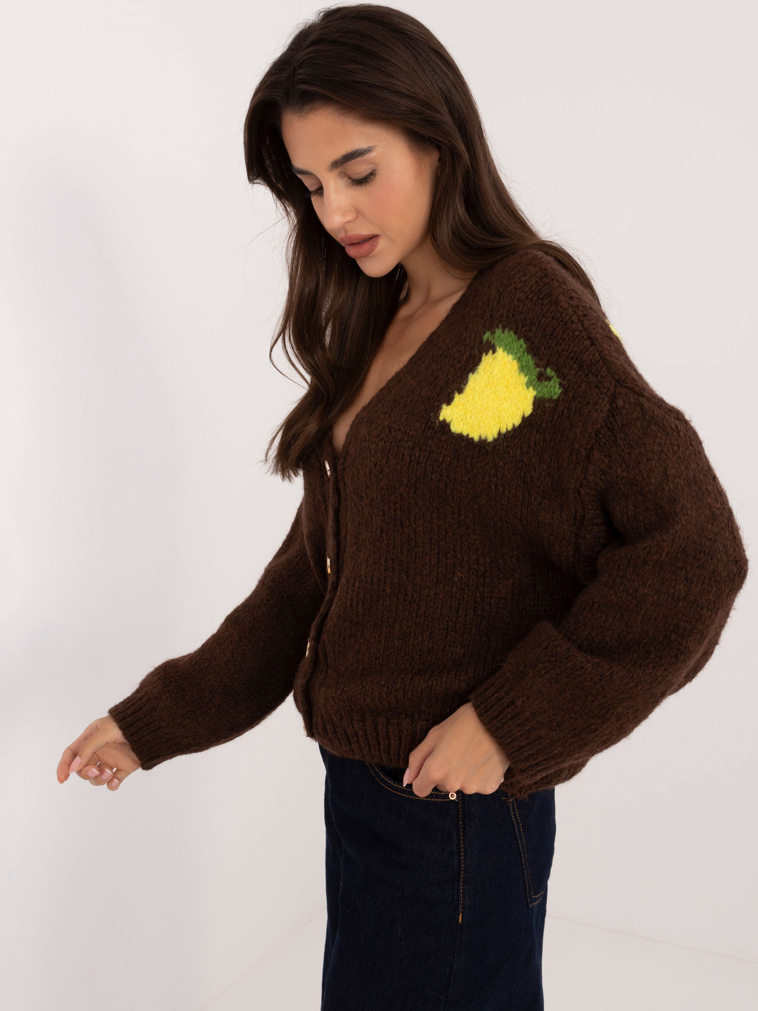 Sweter Brązowy - obrazek 2