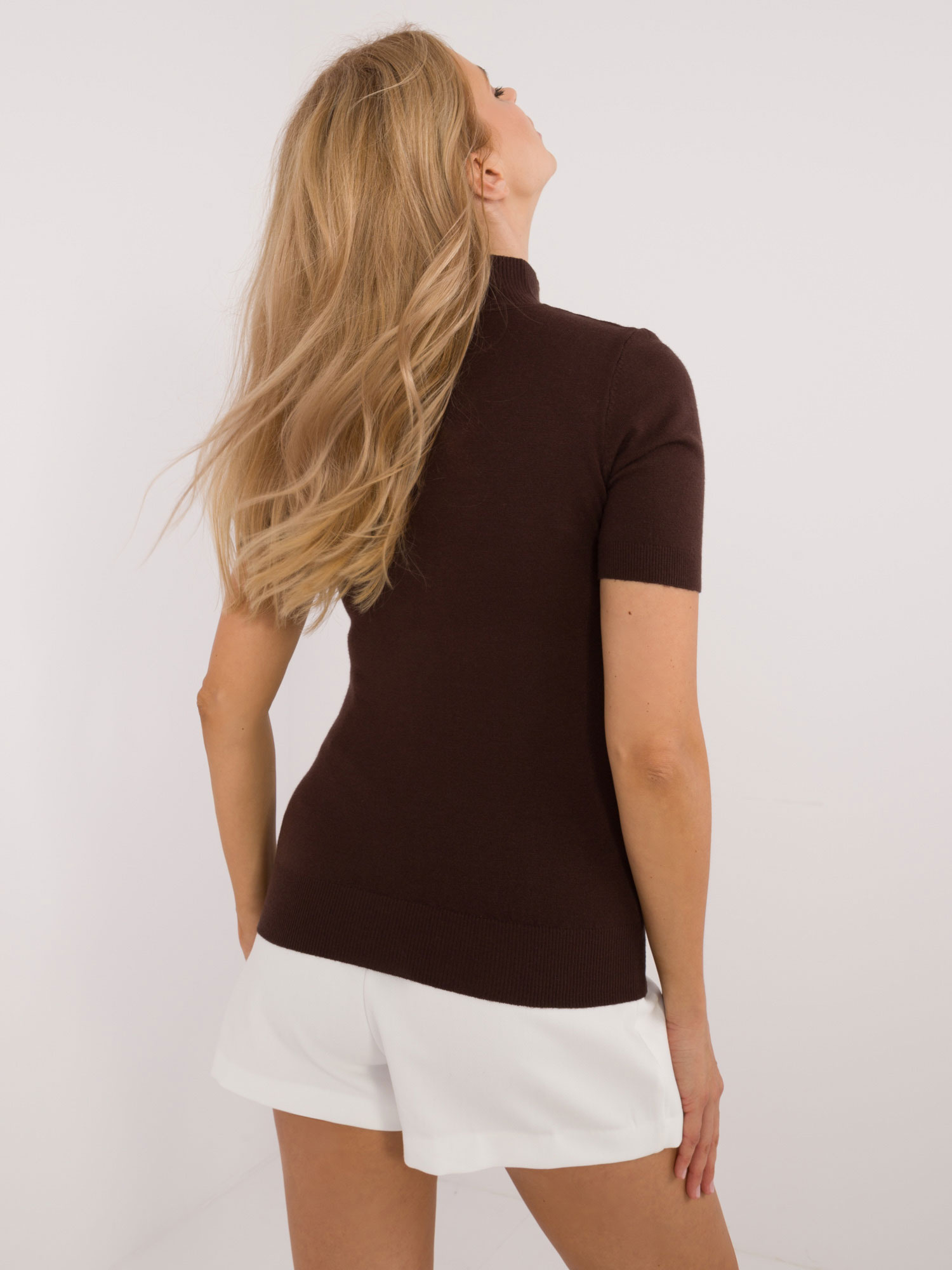 Sweter Ciemny brązowy - obrazek 2