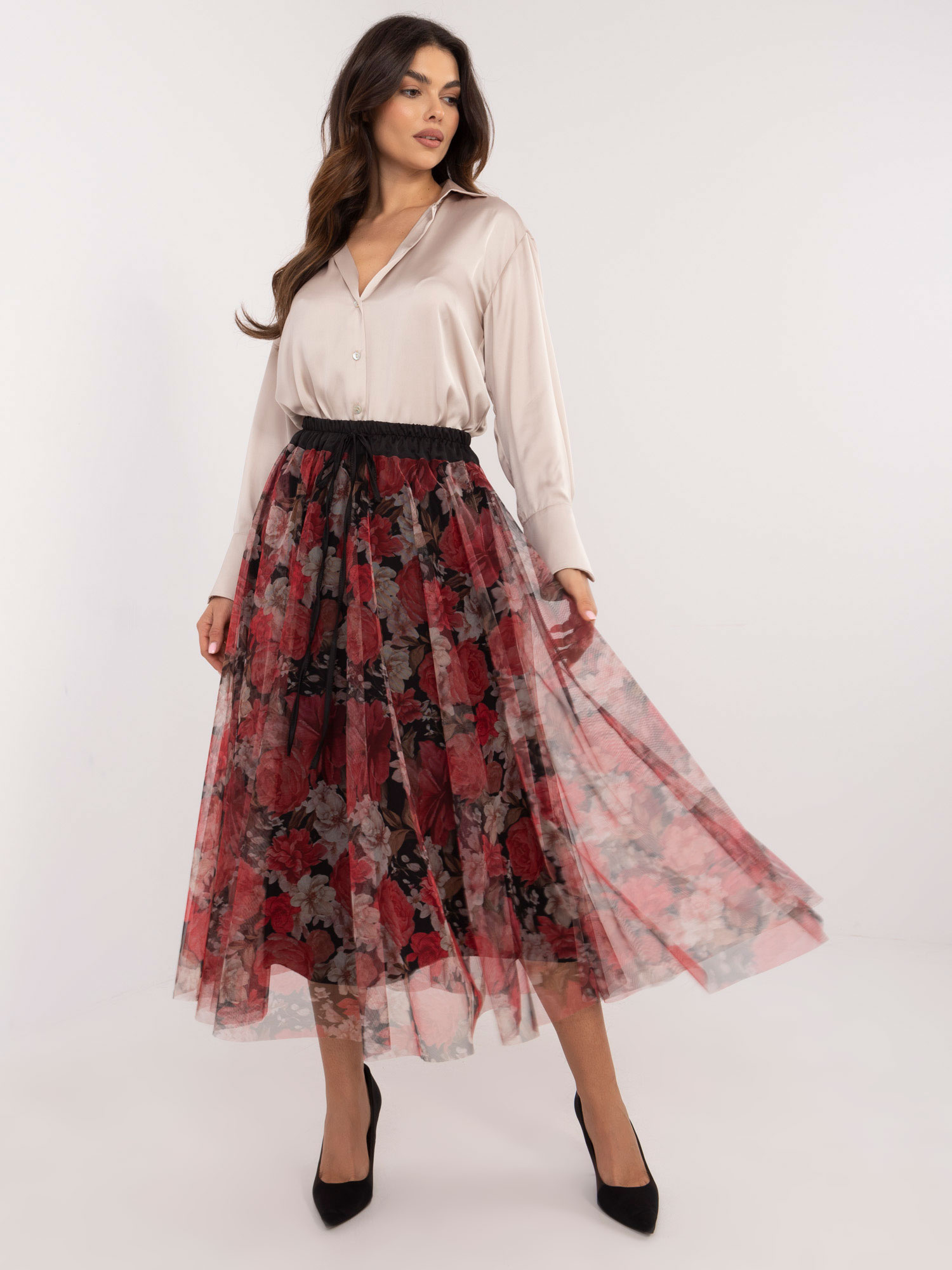 Spódnica Czarno-różowy - obrazek 2