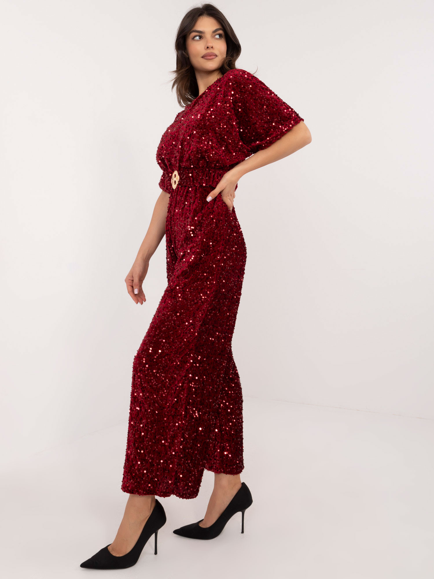 Kombinezon Bordowy - obrazek 2