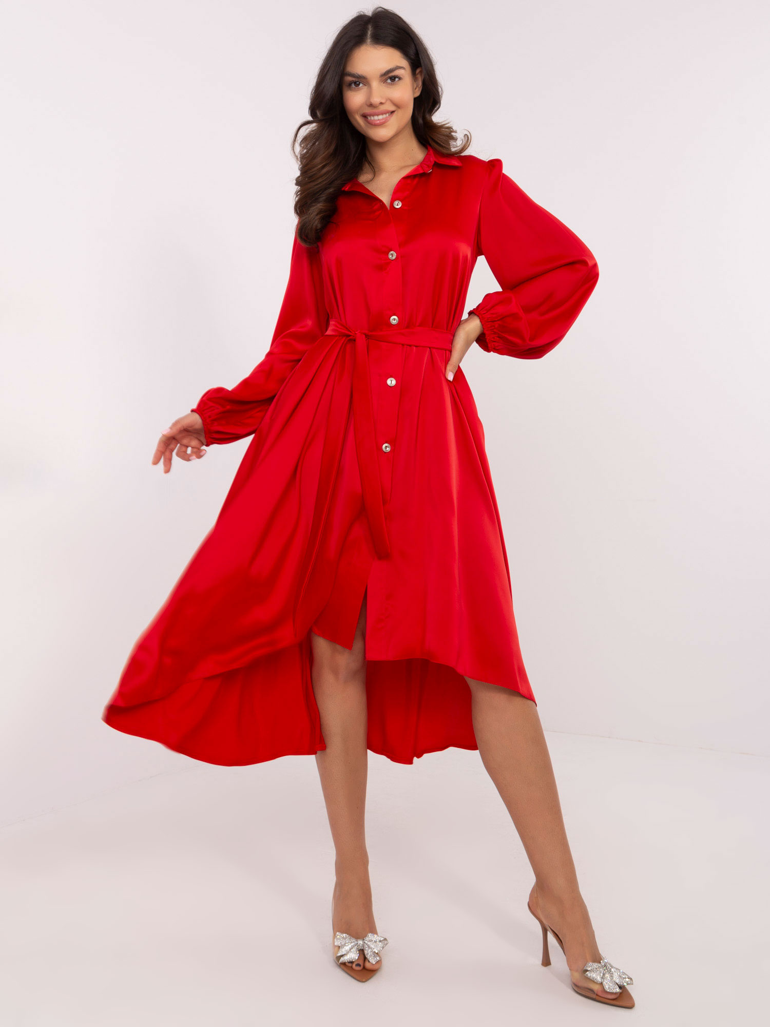 Sukienka Czerwony - obrazek 2