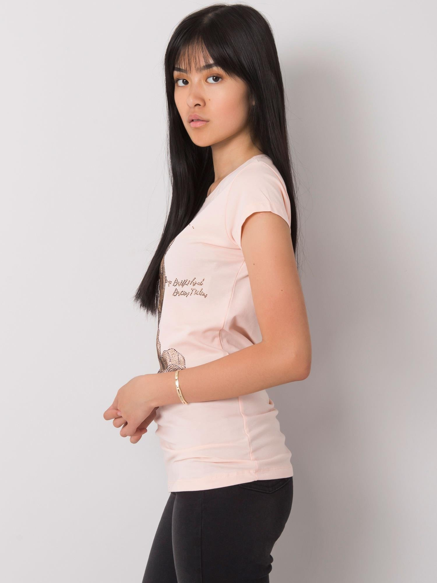 T-shirt Jasny różowy - obrazek 2