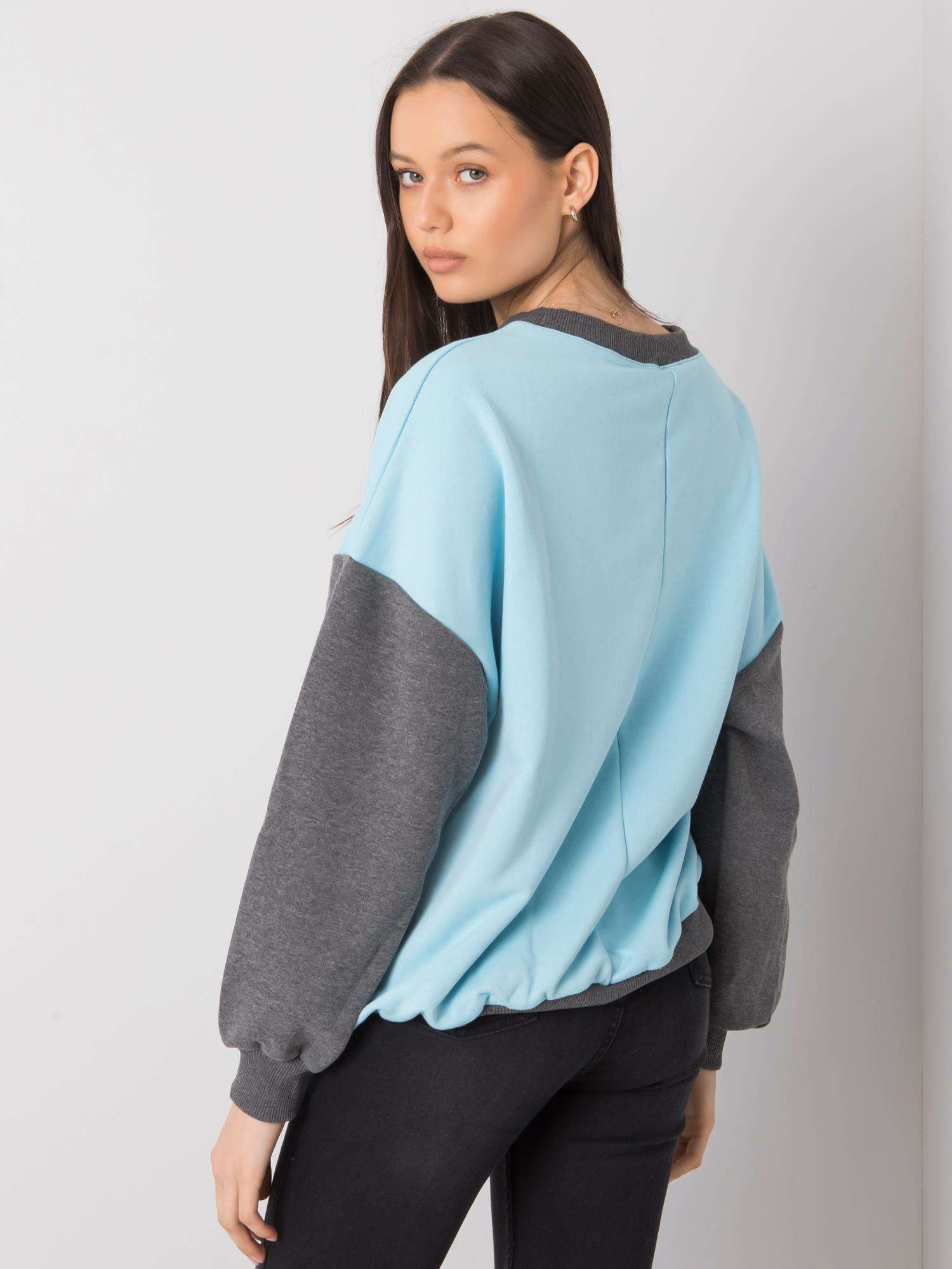 Bluza Jasny niebieski - obrazek 2