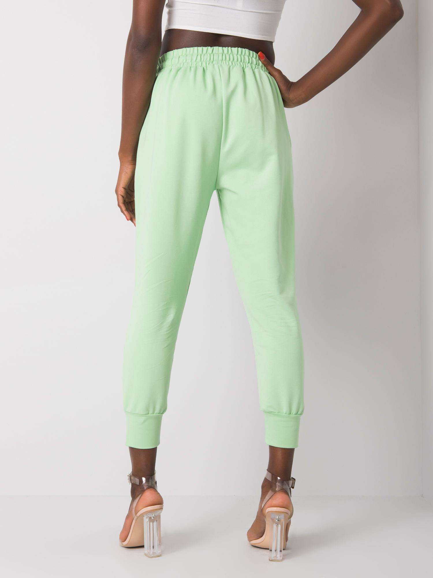 Spodnie dresowe Pistacjowy - obrazek 2