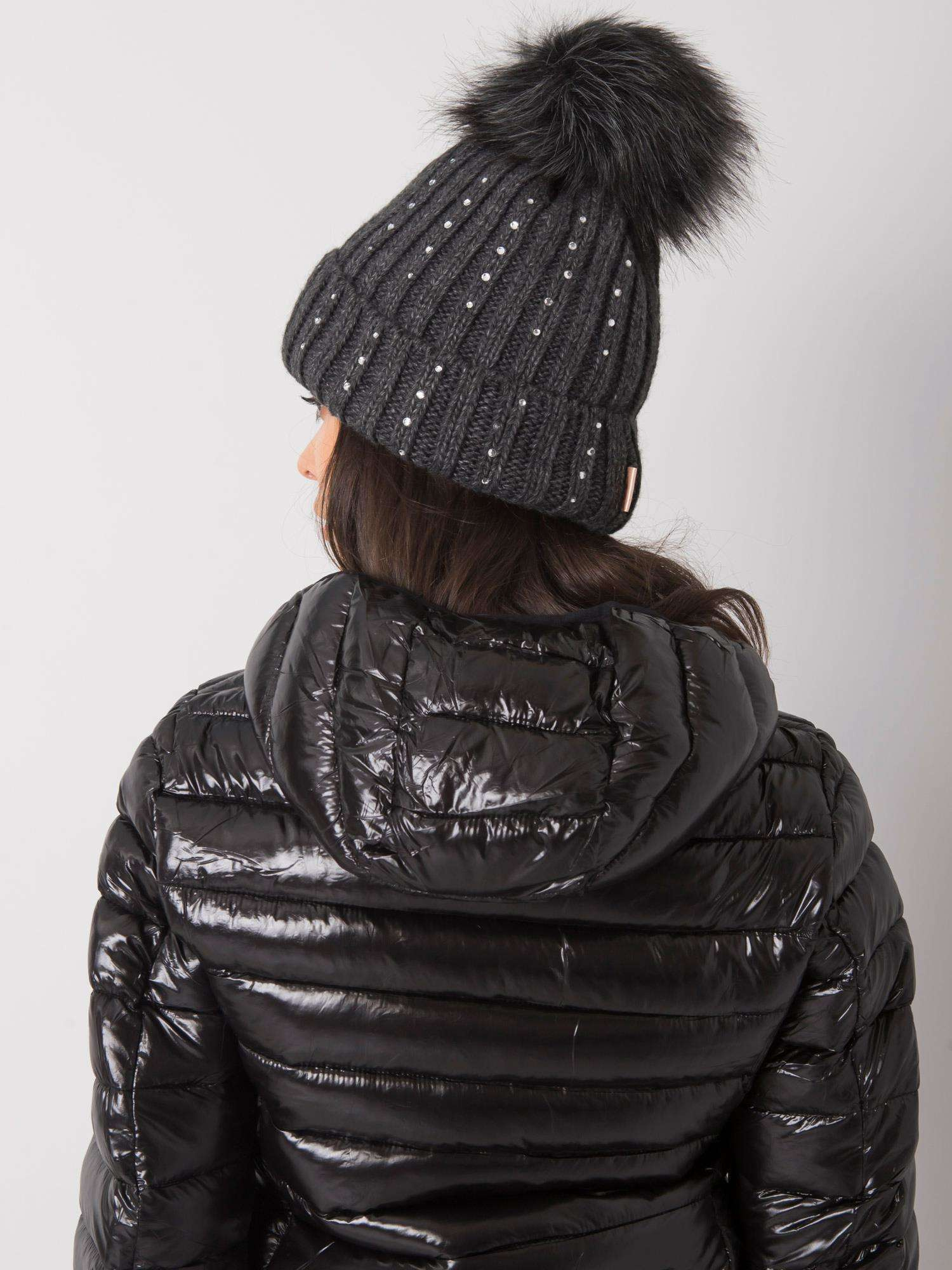 Czapka Ciemny szary - obrazek 2