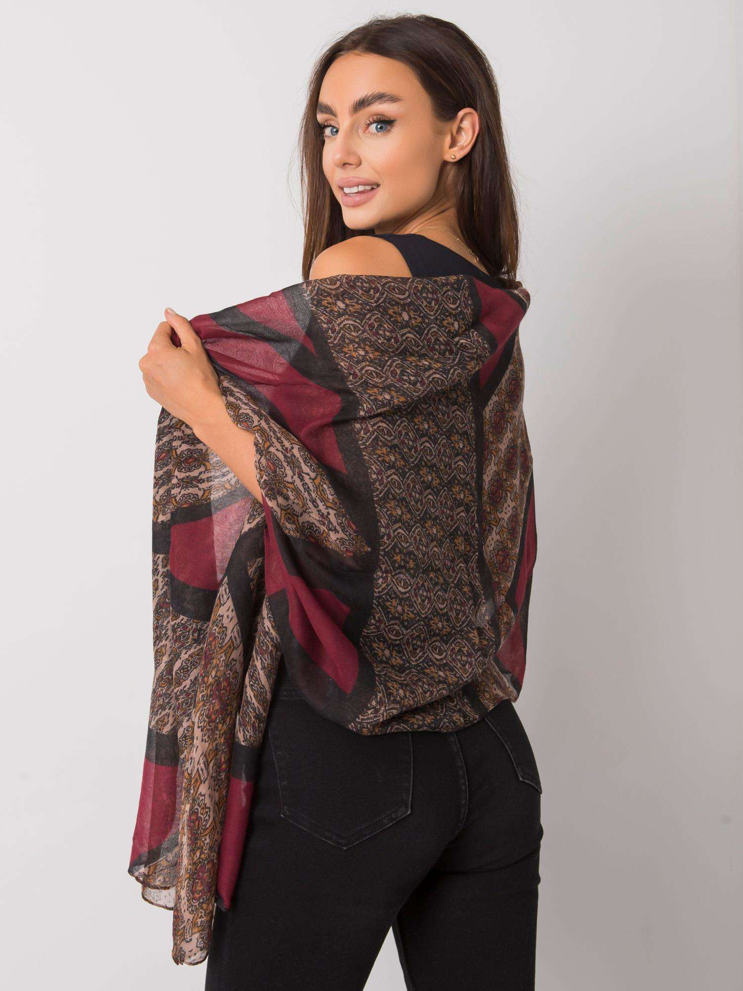 Chustka Brązowy - obrazek 2