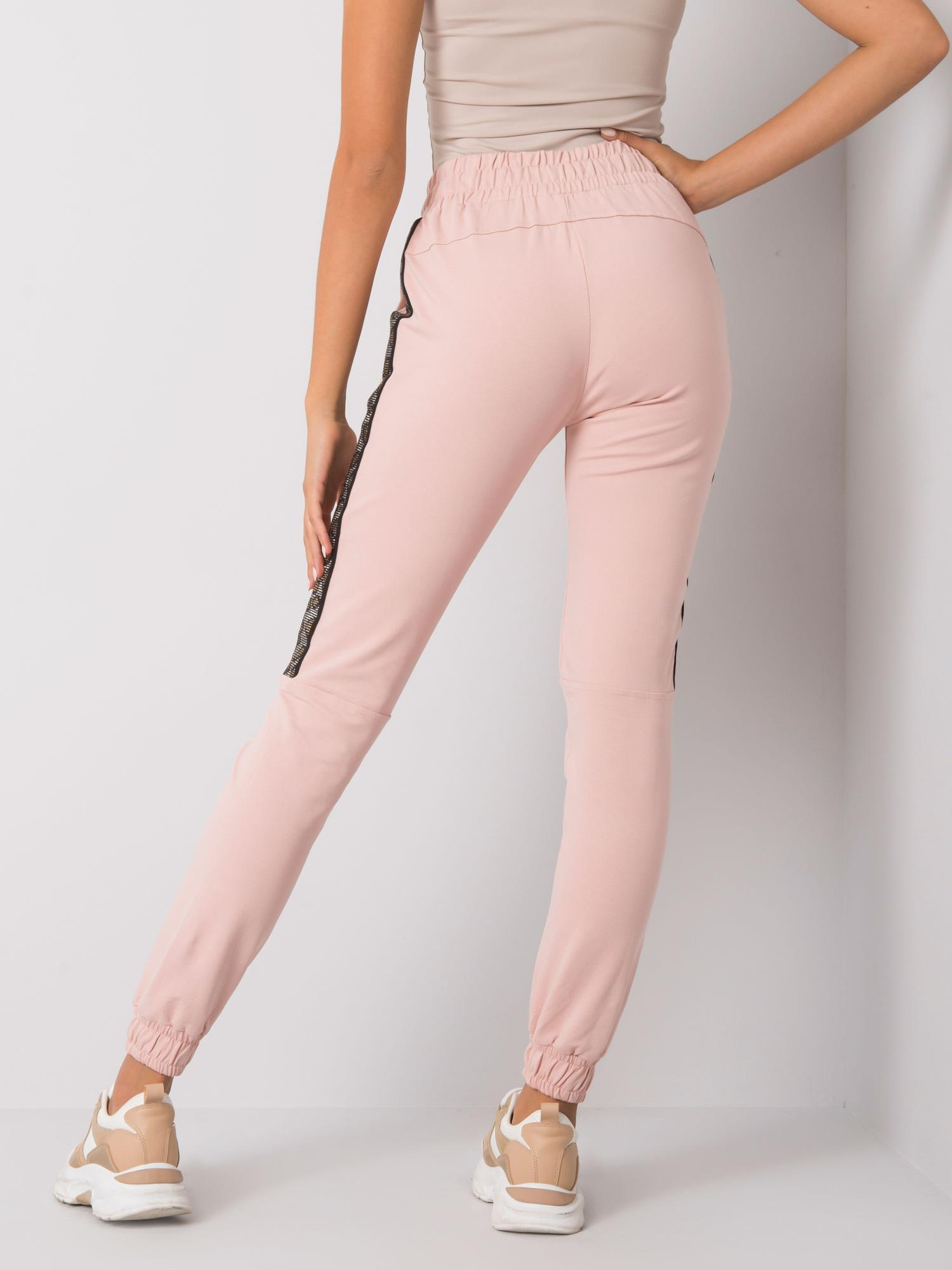 Spodnie dresowe Jasny różowy - obrazek 2