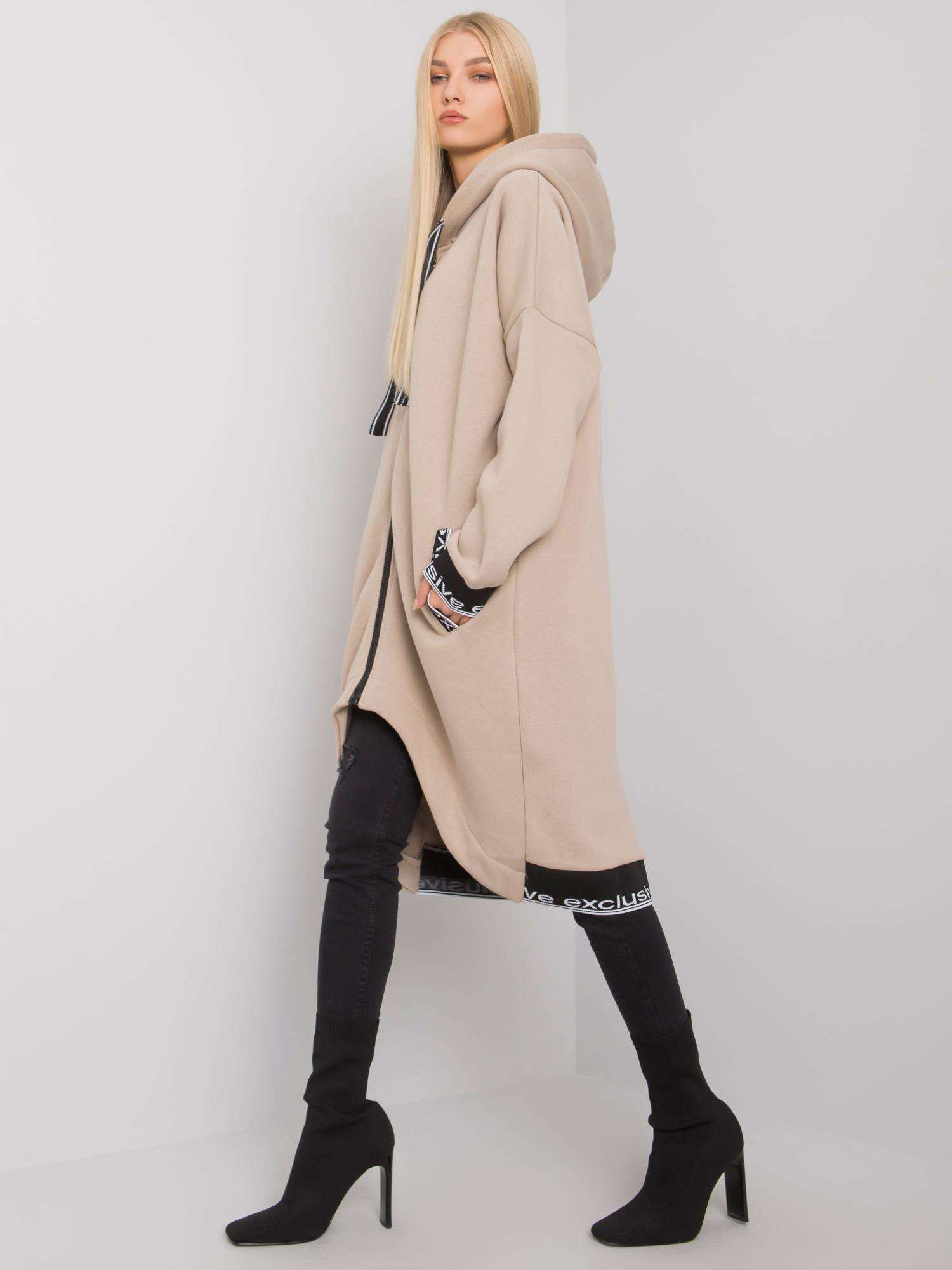 Bluza Beżowy - obrazek 2