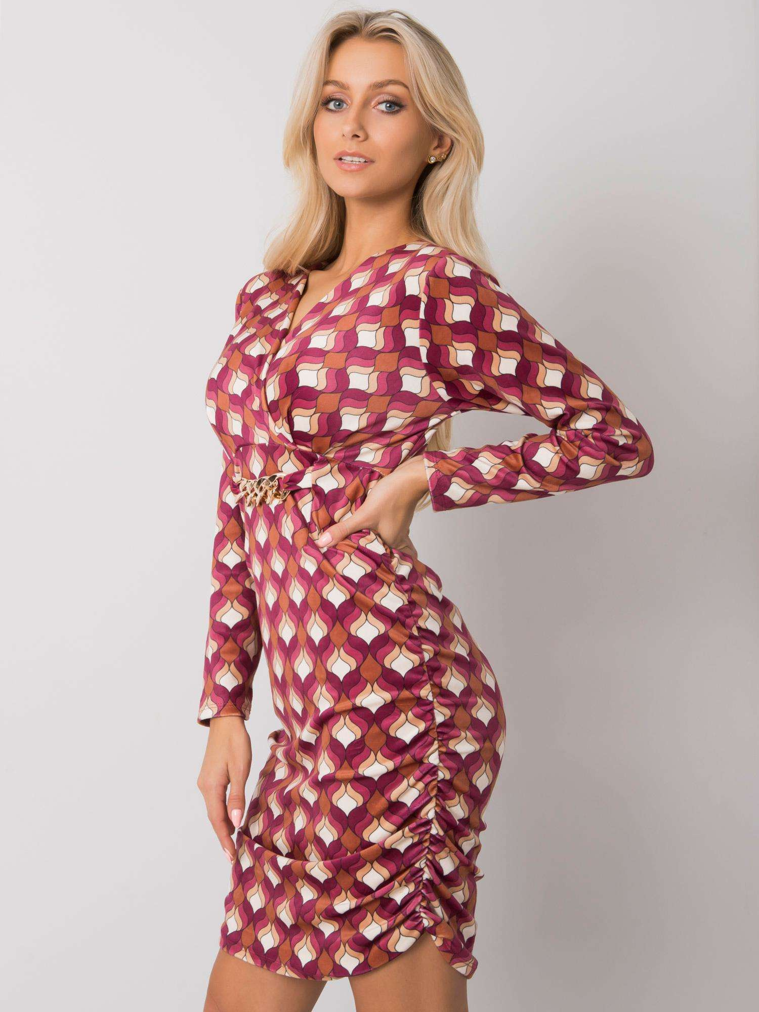 Sukienka Ciemny różowy - obrazek 2