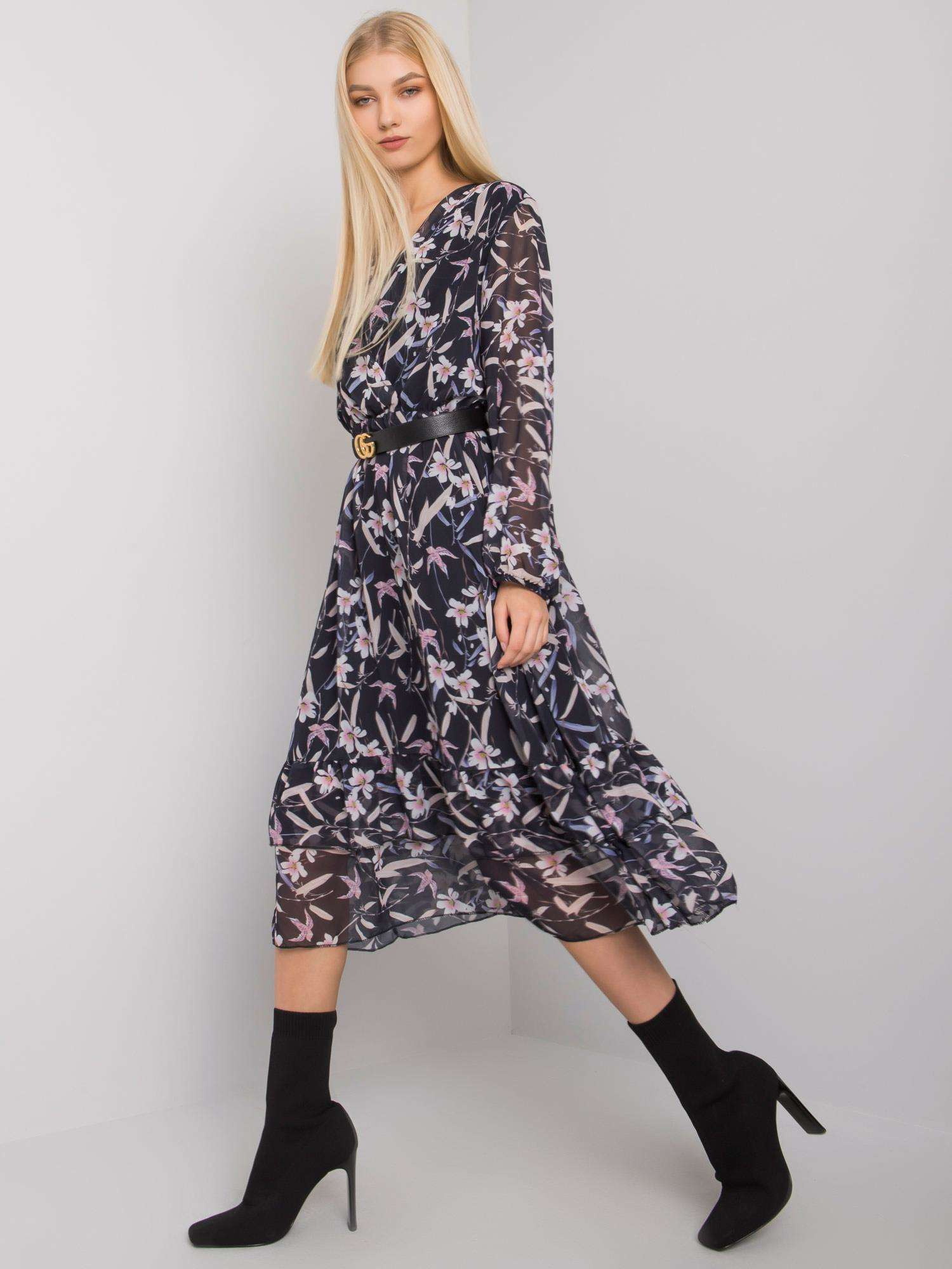 Sukienka Granatowy - obrazek 2