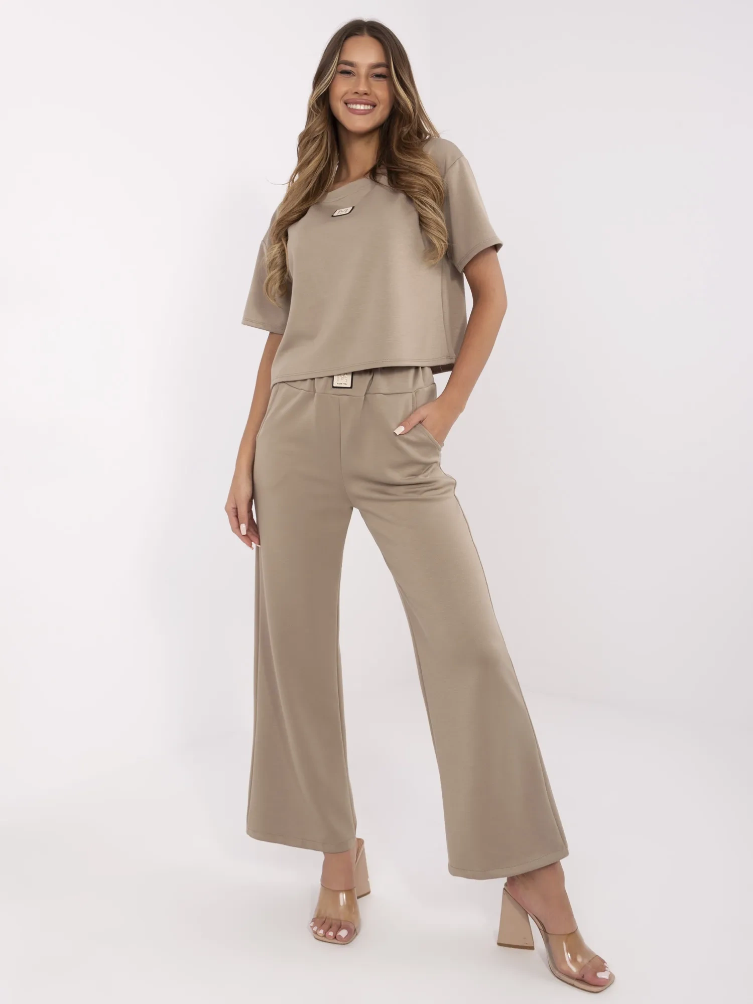 Komplet Ciemny bezowy - obrazek 2