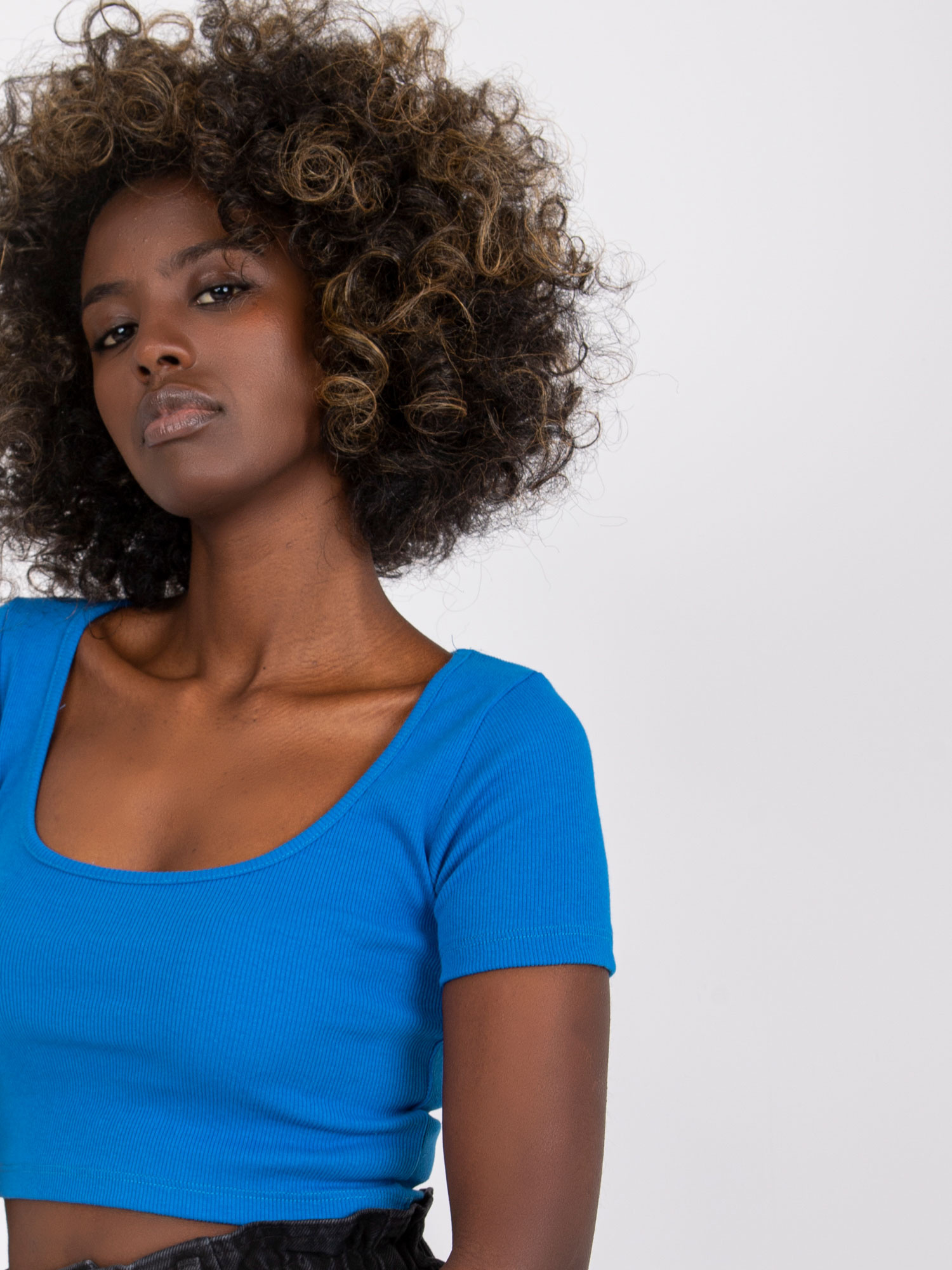 T-shirt Ciemny niebieski - obrazek 2