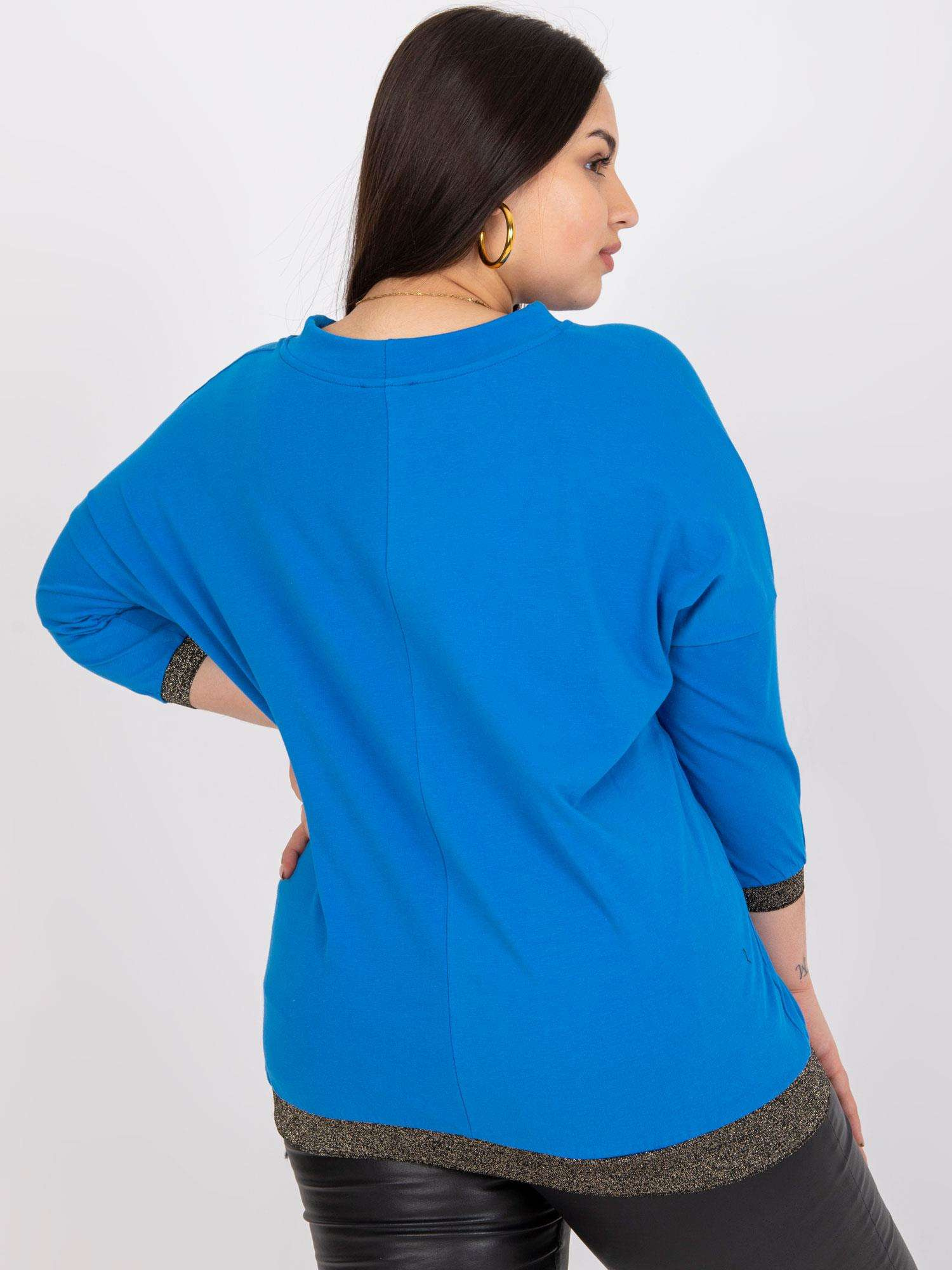 Bluzka Ciemny niebieski - obrazek 2