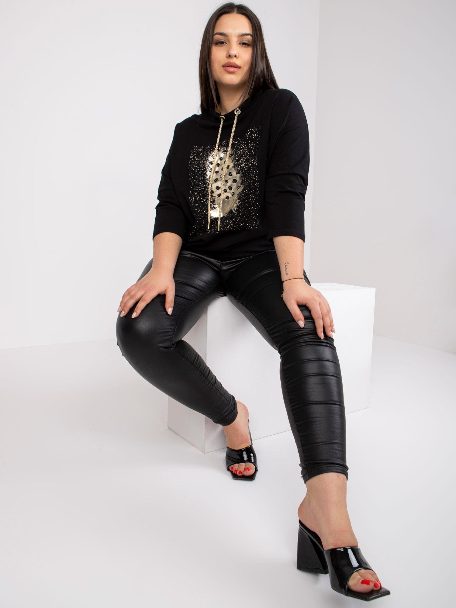 Bluzka Czarny - obrazek 2