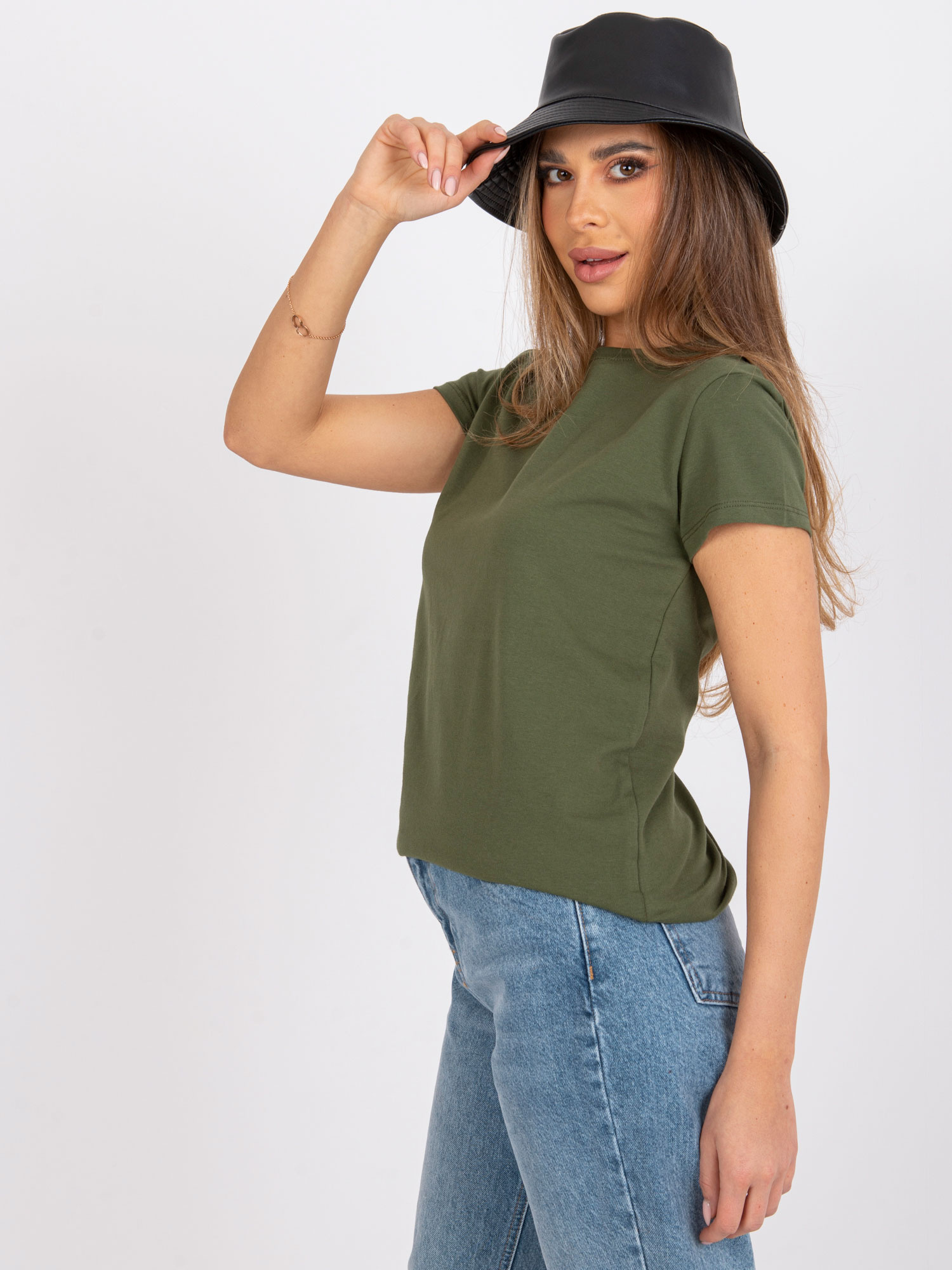 T-shirt Khaki - obrazek 2