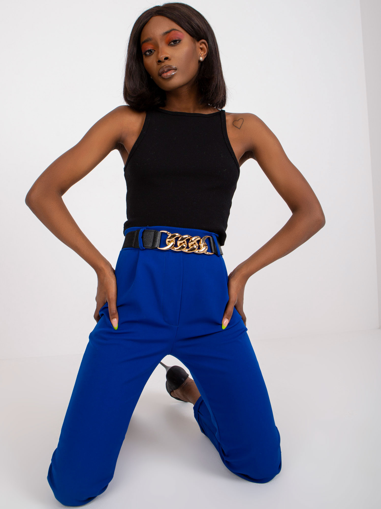 Spodnie Kobaltowy - obrazek 2