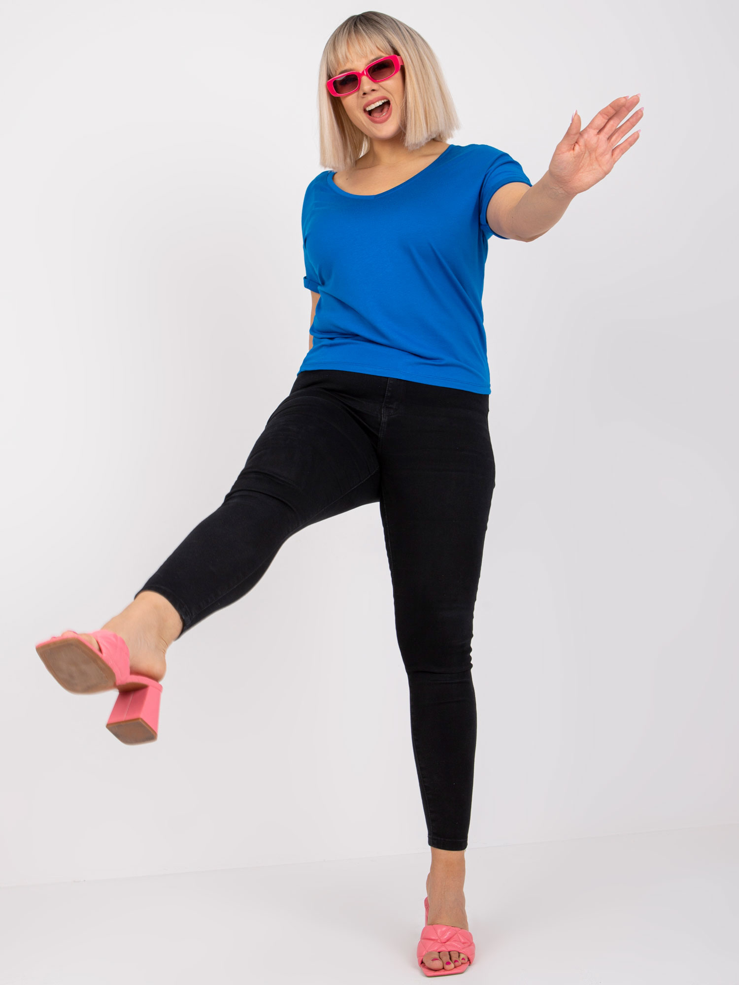 Bluzka Ciemny niebieski - obrazek 2