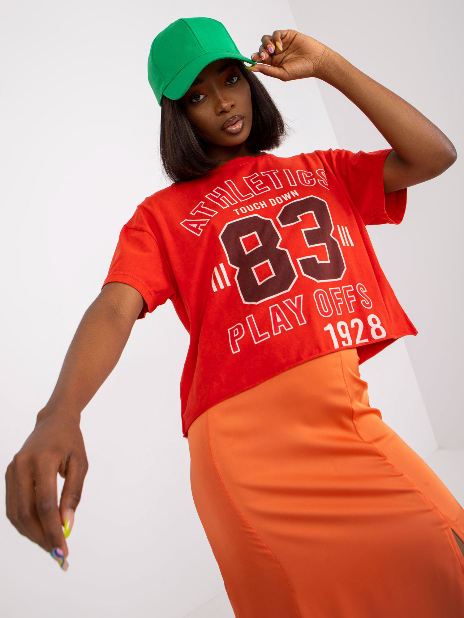 T-shirt Czerwony - obrazek 2