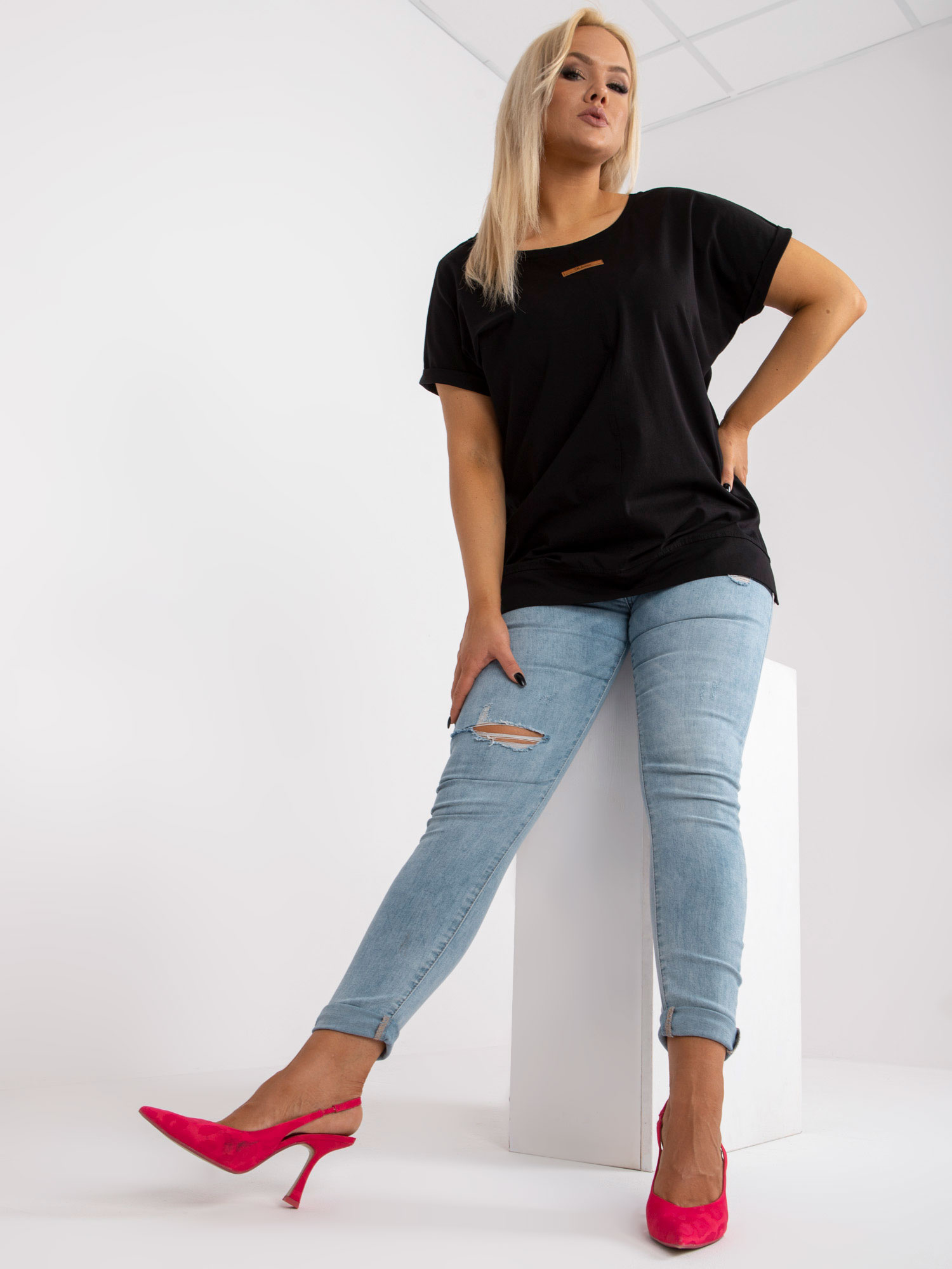 Bluzka Czarny - obrazek 2