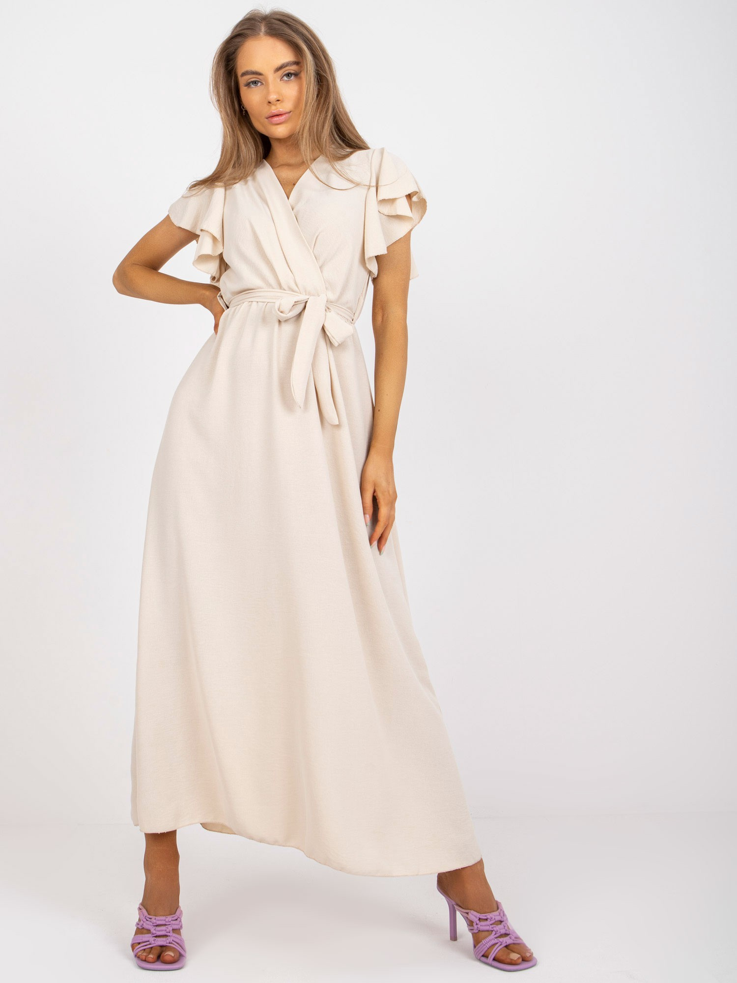 Sukienka Beżowy - obrazek 2