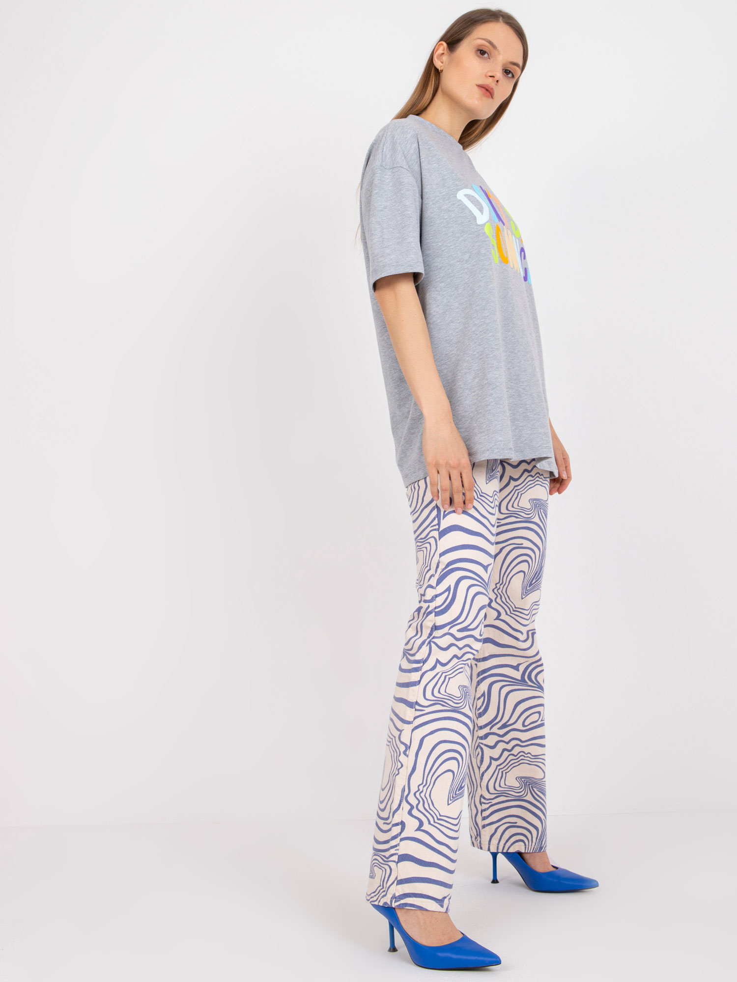 T-shirt Szary - obrazek 2