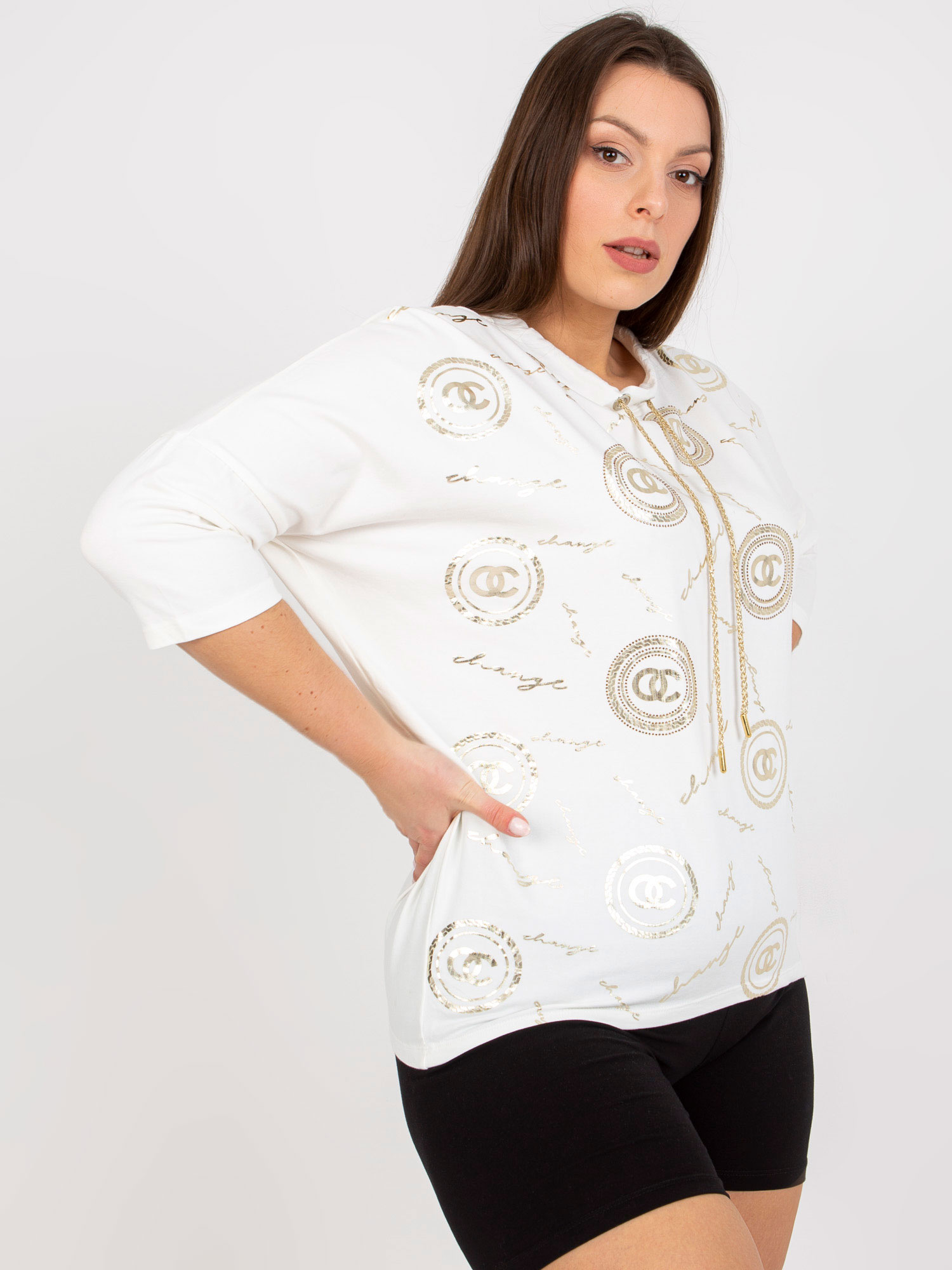 Bluzka Ecru - obrazek 2