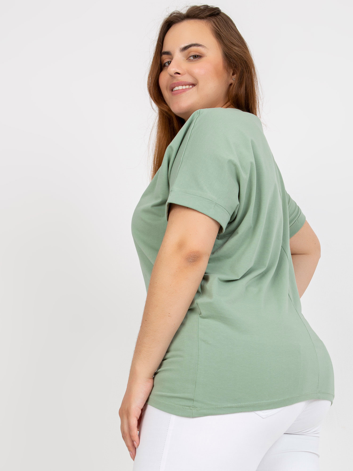 T-shirt Pistacjowy - obrazek 2