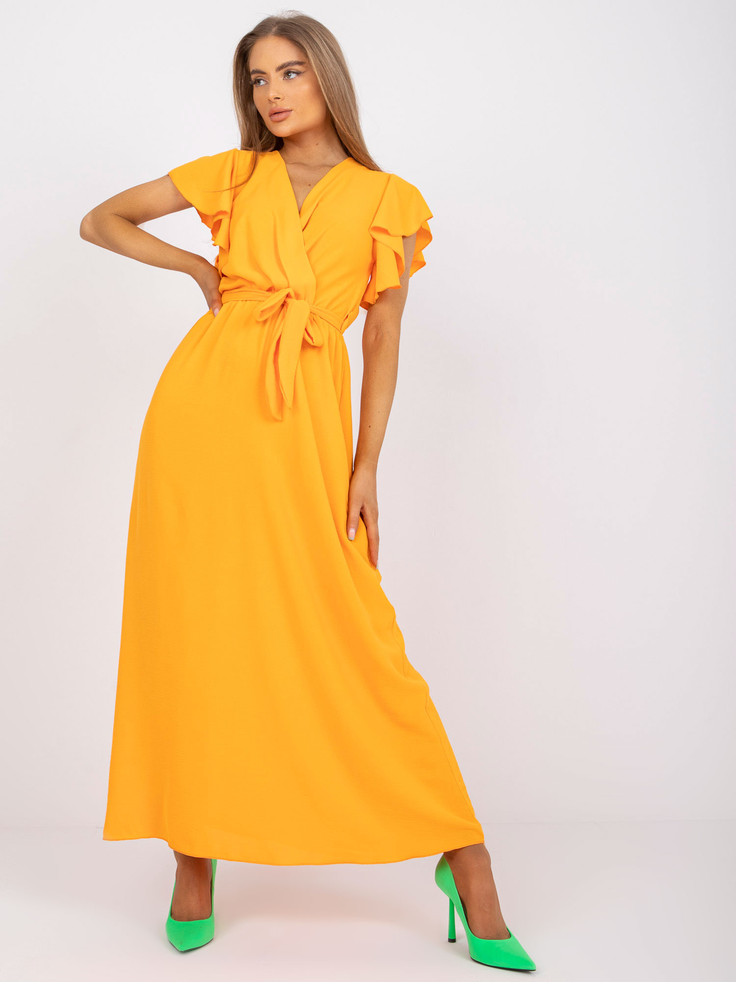 Sukienka Jasny pomarańczowy - obrazek 2