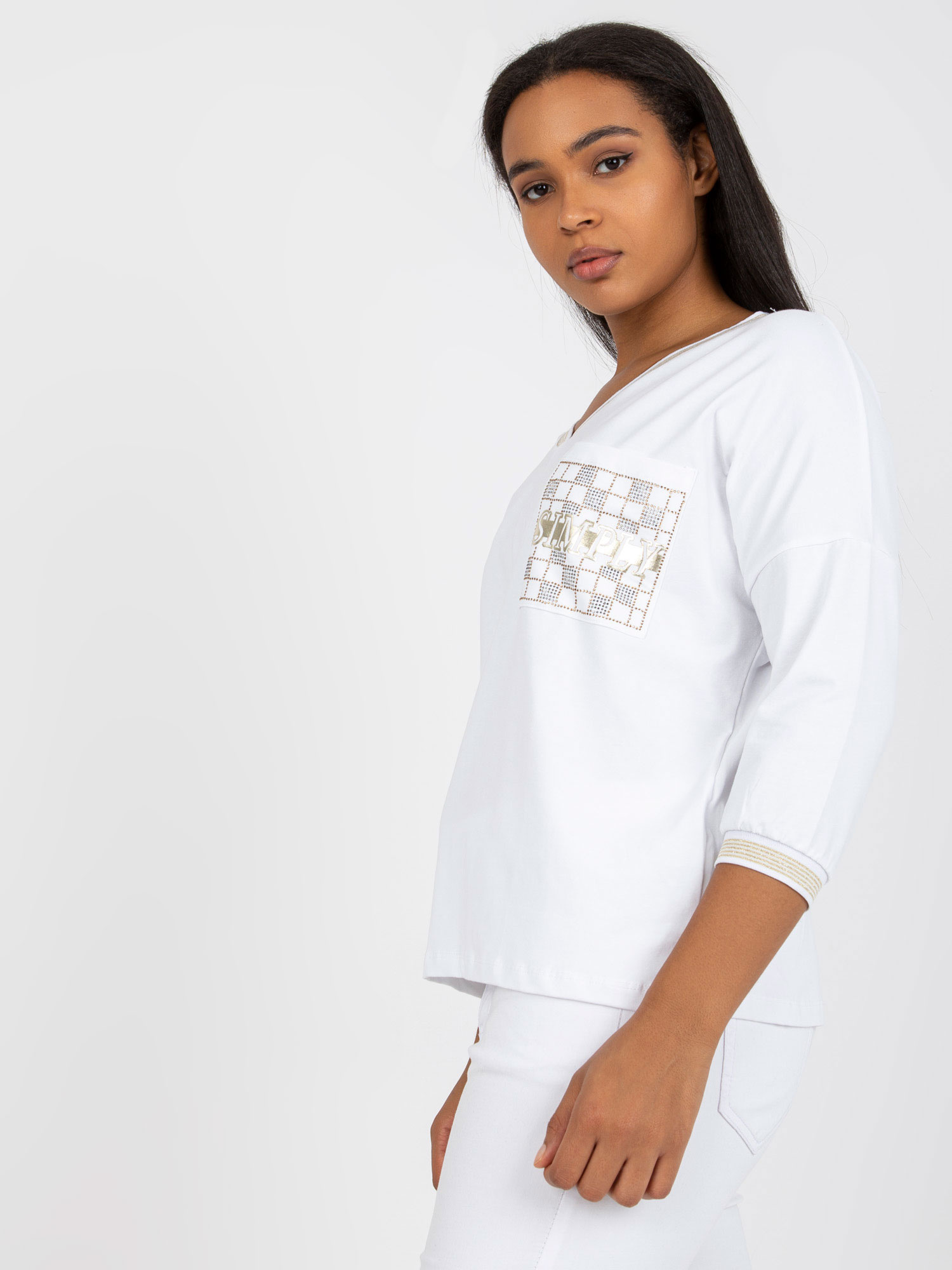 Bluzka Biały - obrazek 2