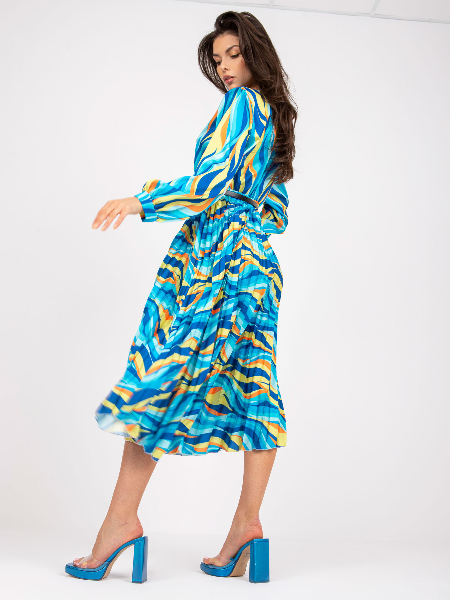 Sukienka Niebieski - obrazek 2