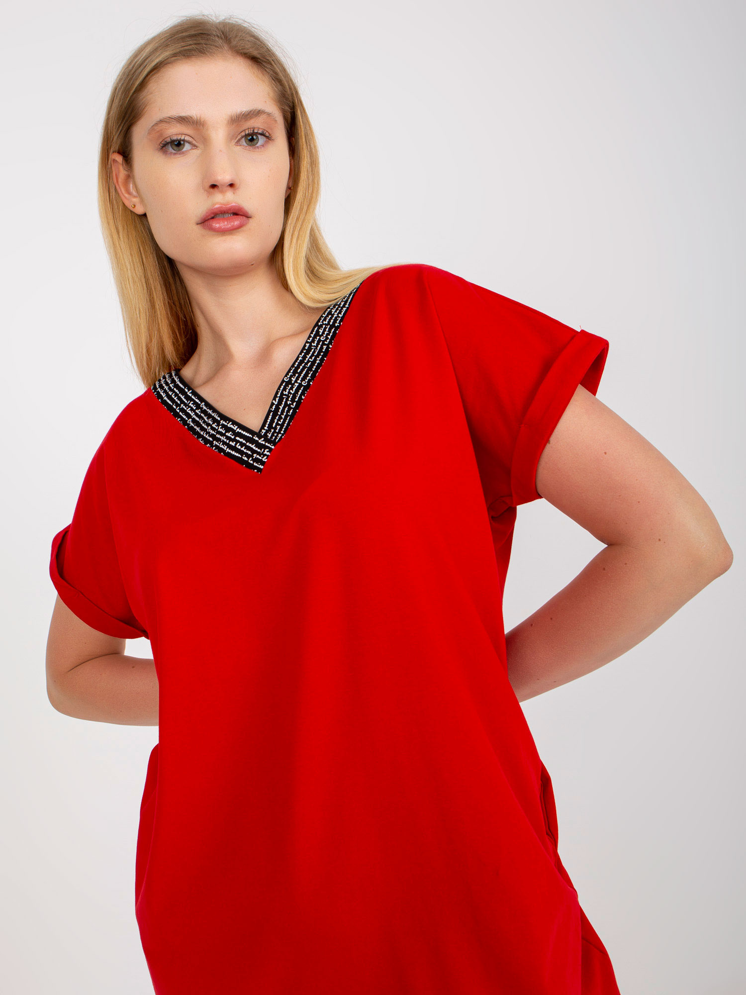 Bluzka Czerwony - obrazek 2