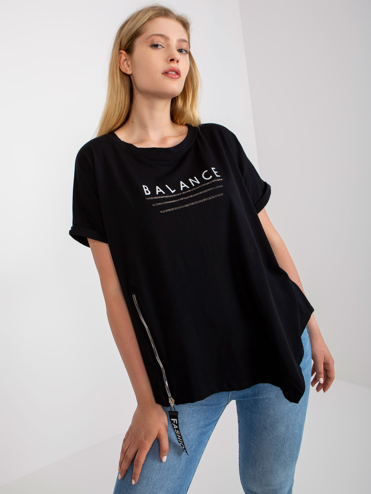 T-shirt Czarny - obrazek 2