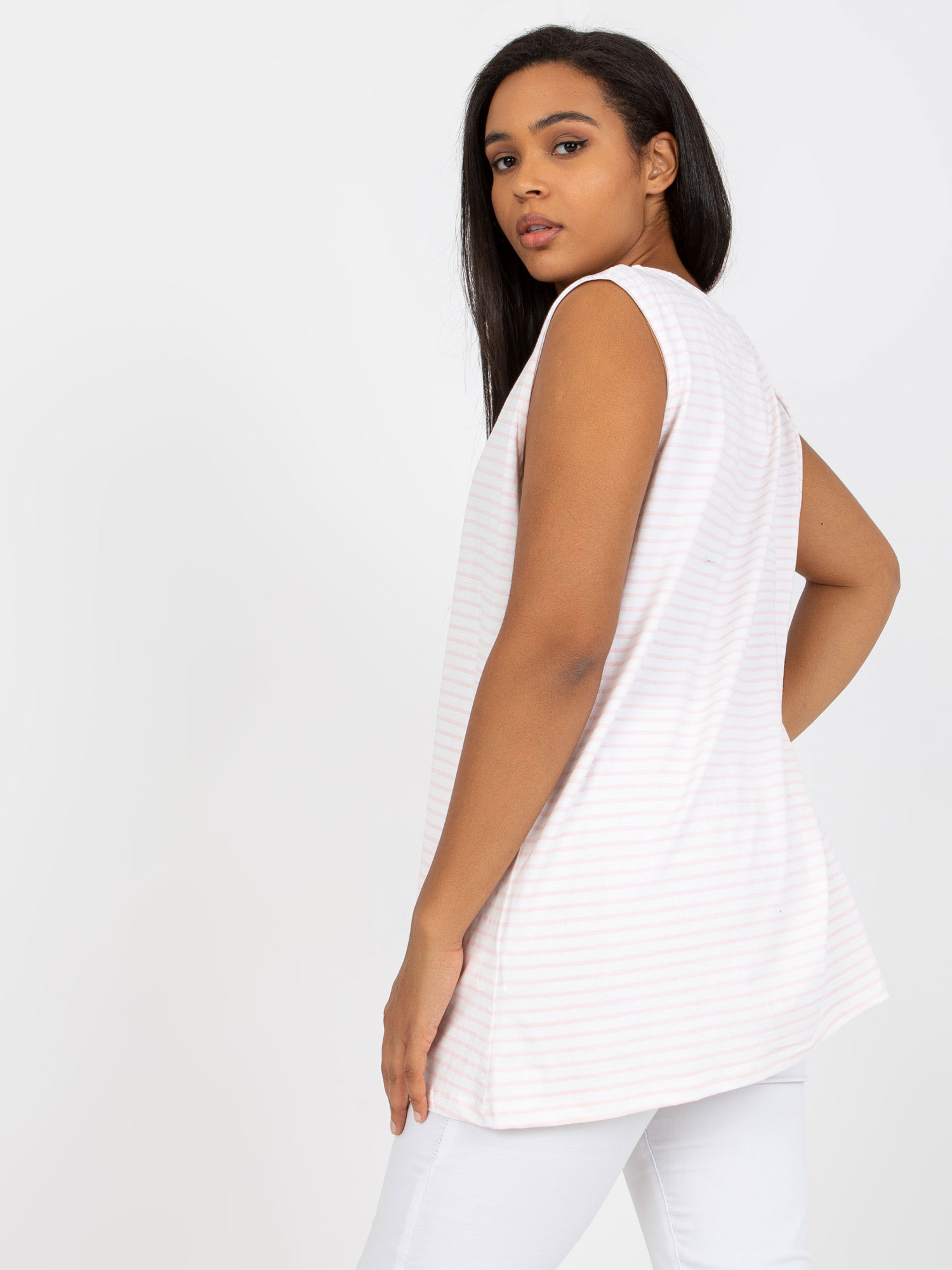 Top Biało-różowy - obrazek 2