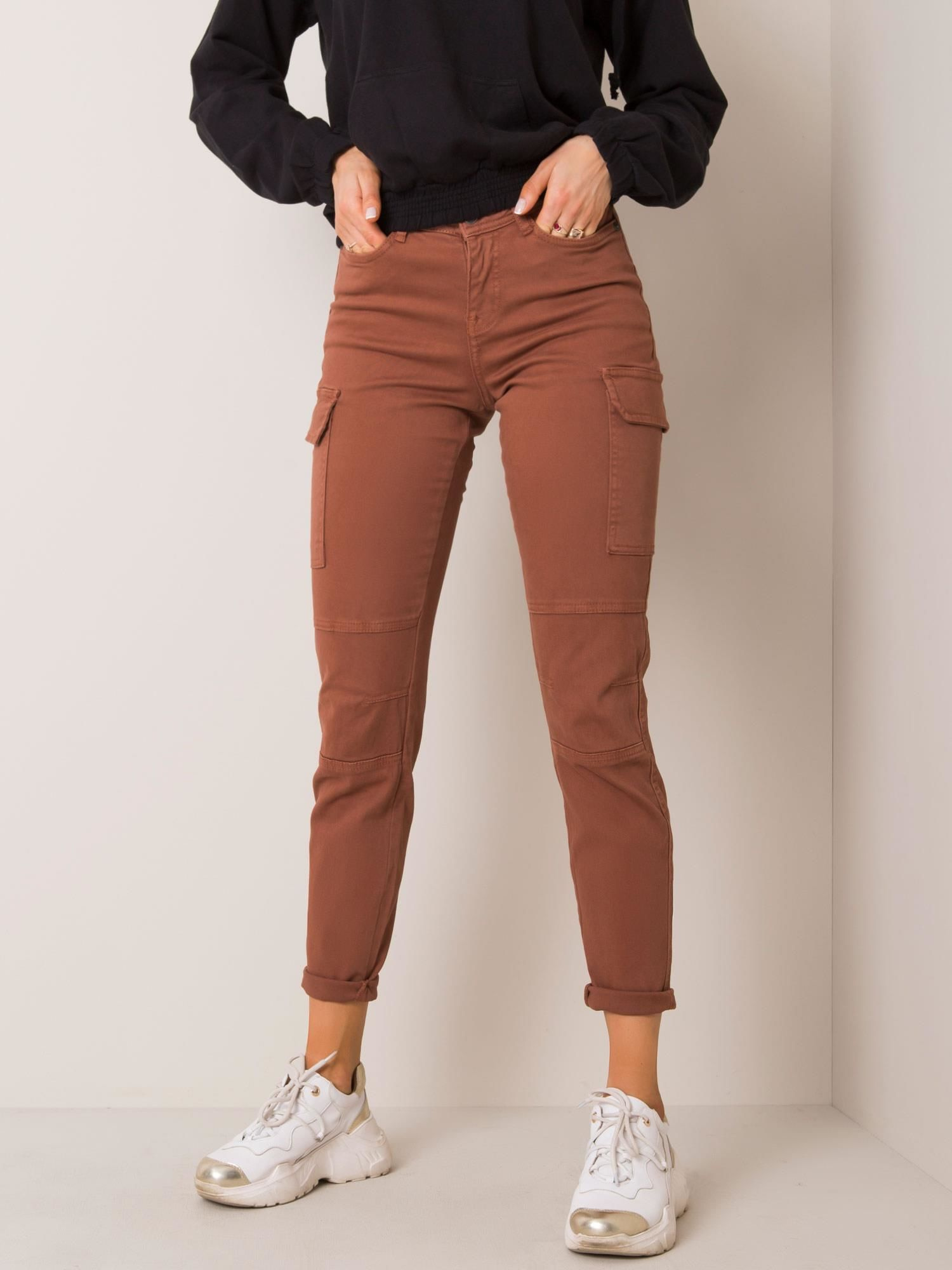 Spodnie Brązowy - obrazek 2