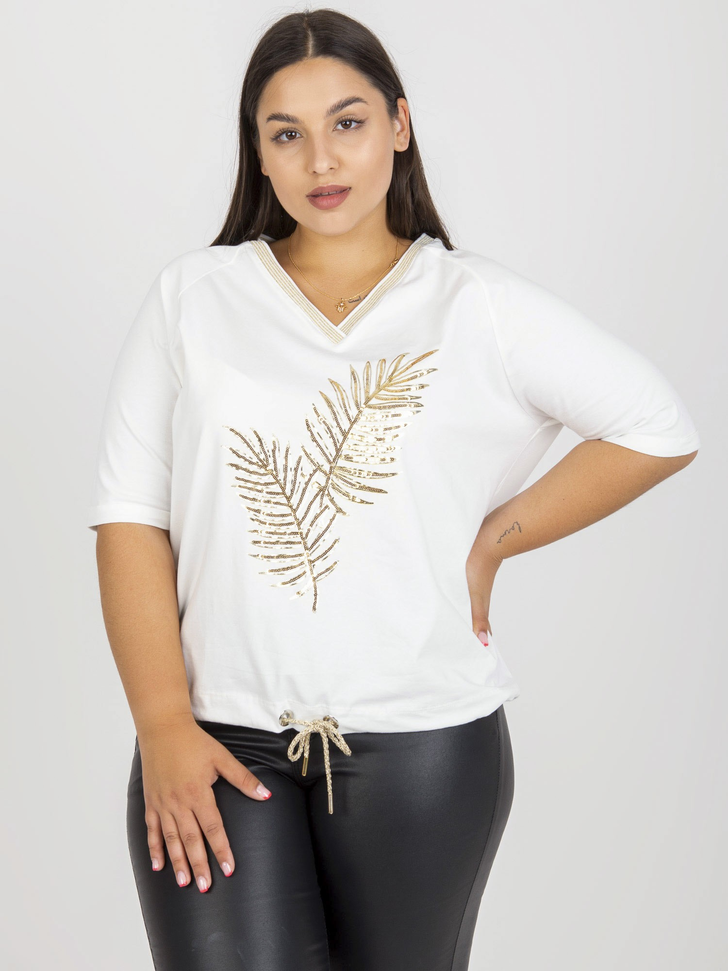 Bluzka Biały - obrazek 2