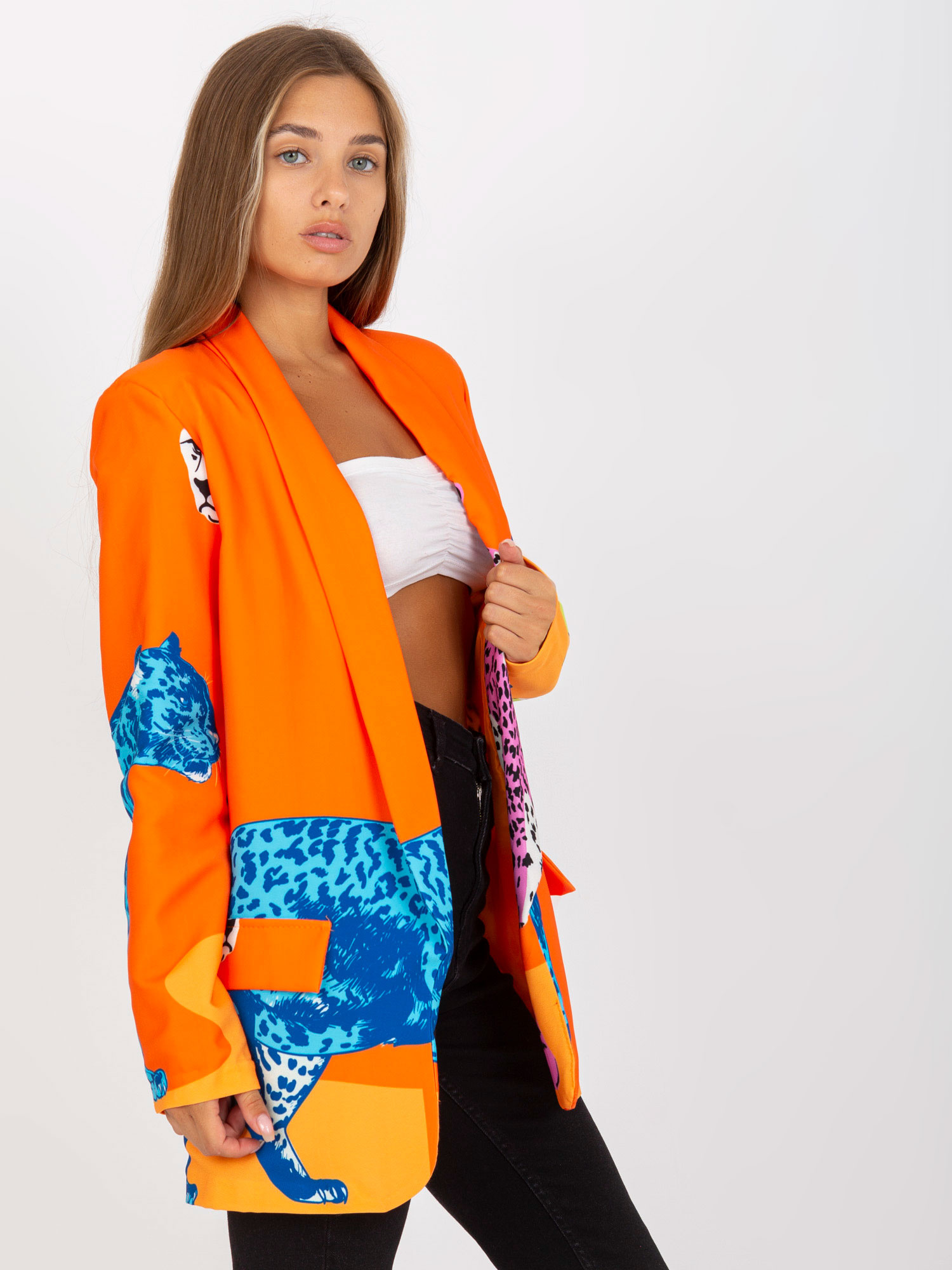 Marynarka Pomarańczowy - obrazek 2