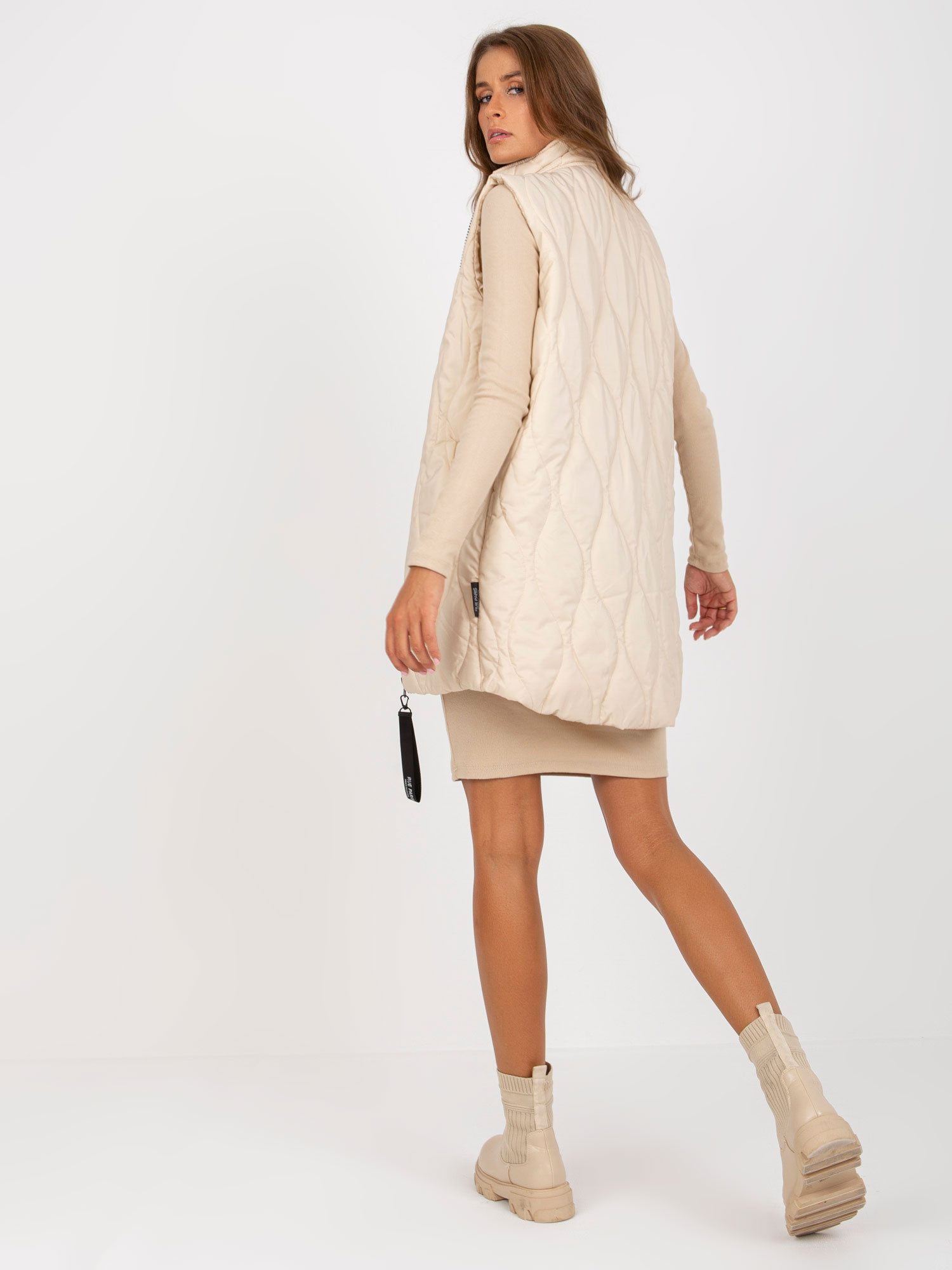 Kamizelka Beżowy - obrazek 3