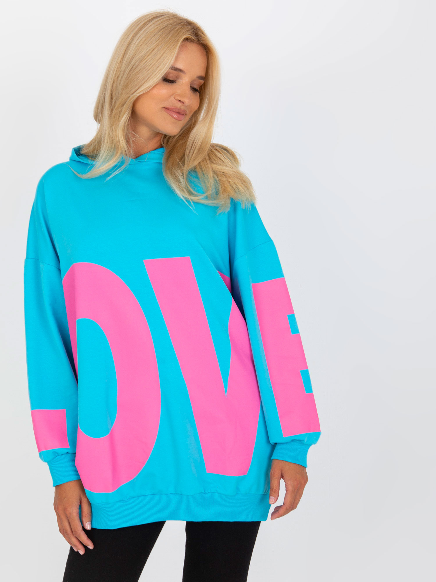 Bluza Niebieski - obrazek 3