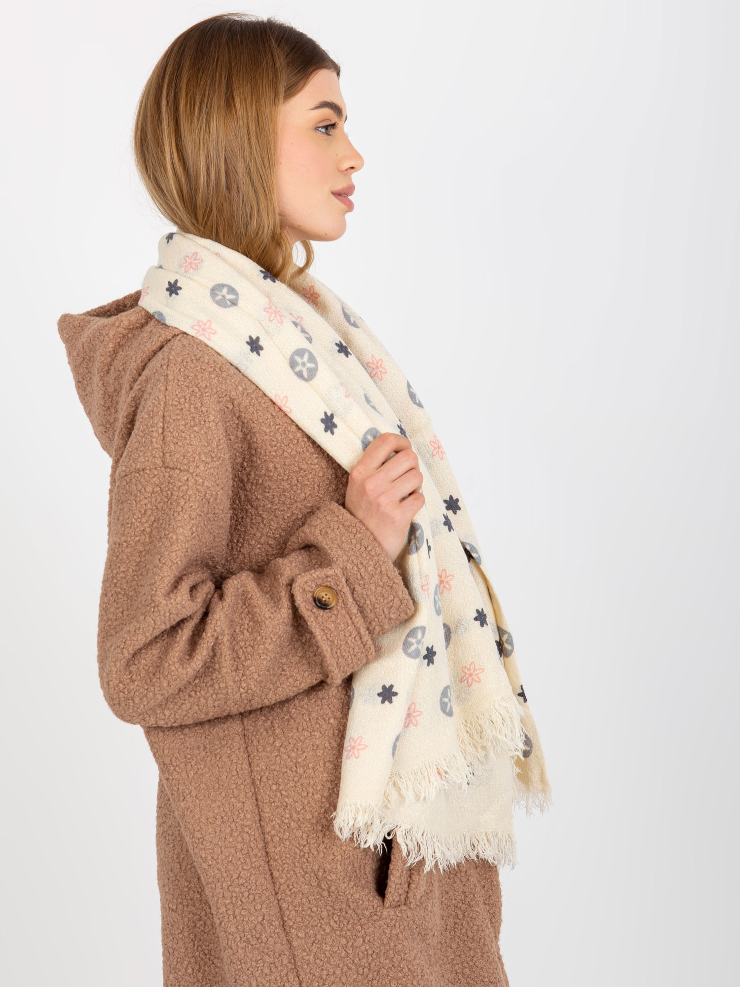 Chustka Jasny beżowy - obrazek 3