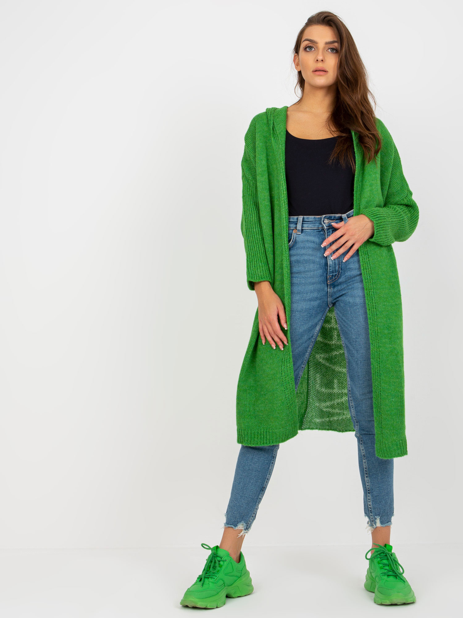 Kardigan Zielony - obrazek 3