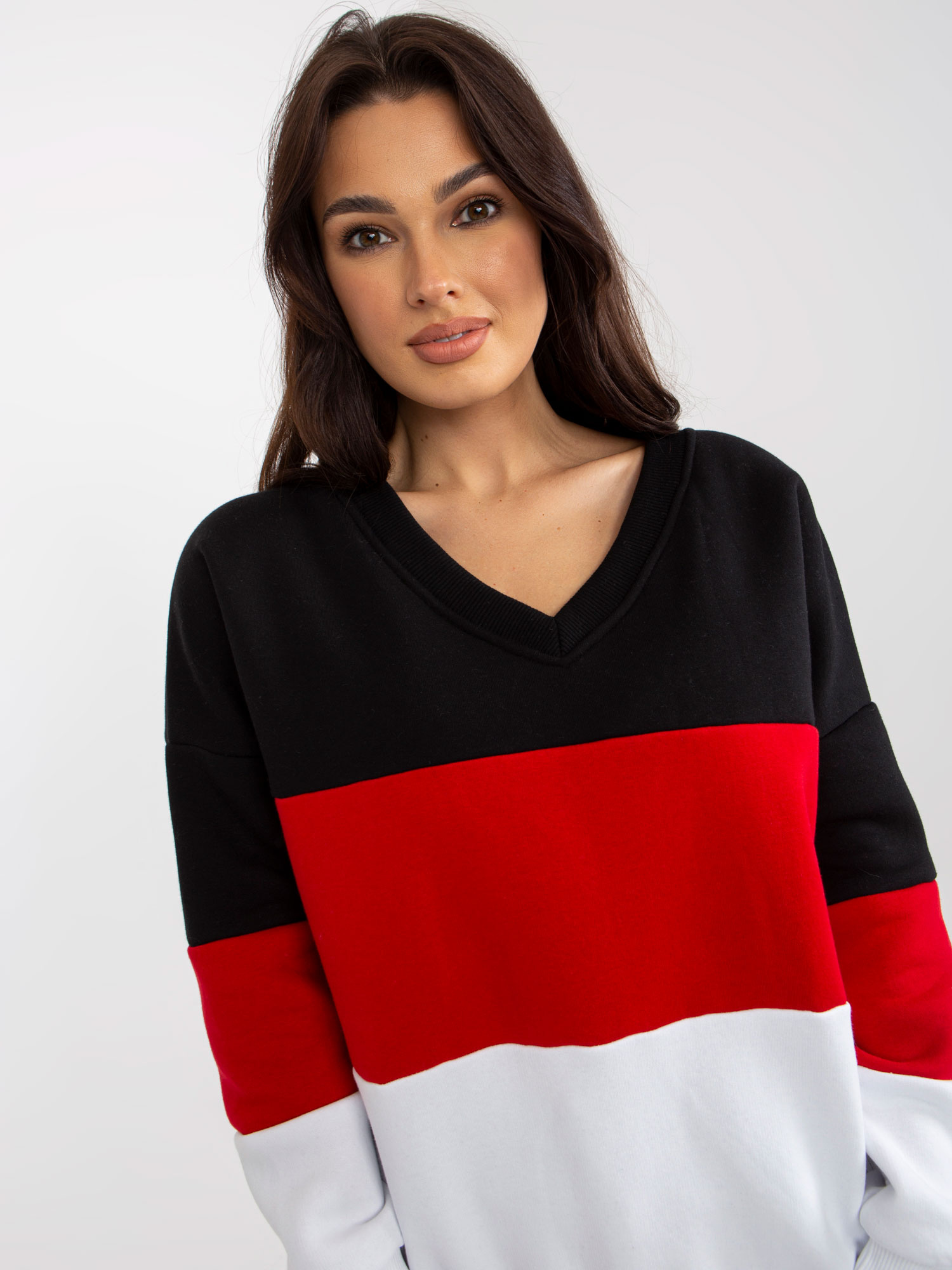 Bluza Czarno-czerwony - obrazek 3