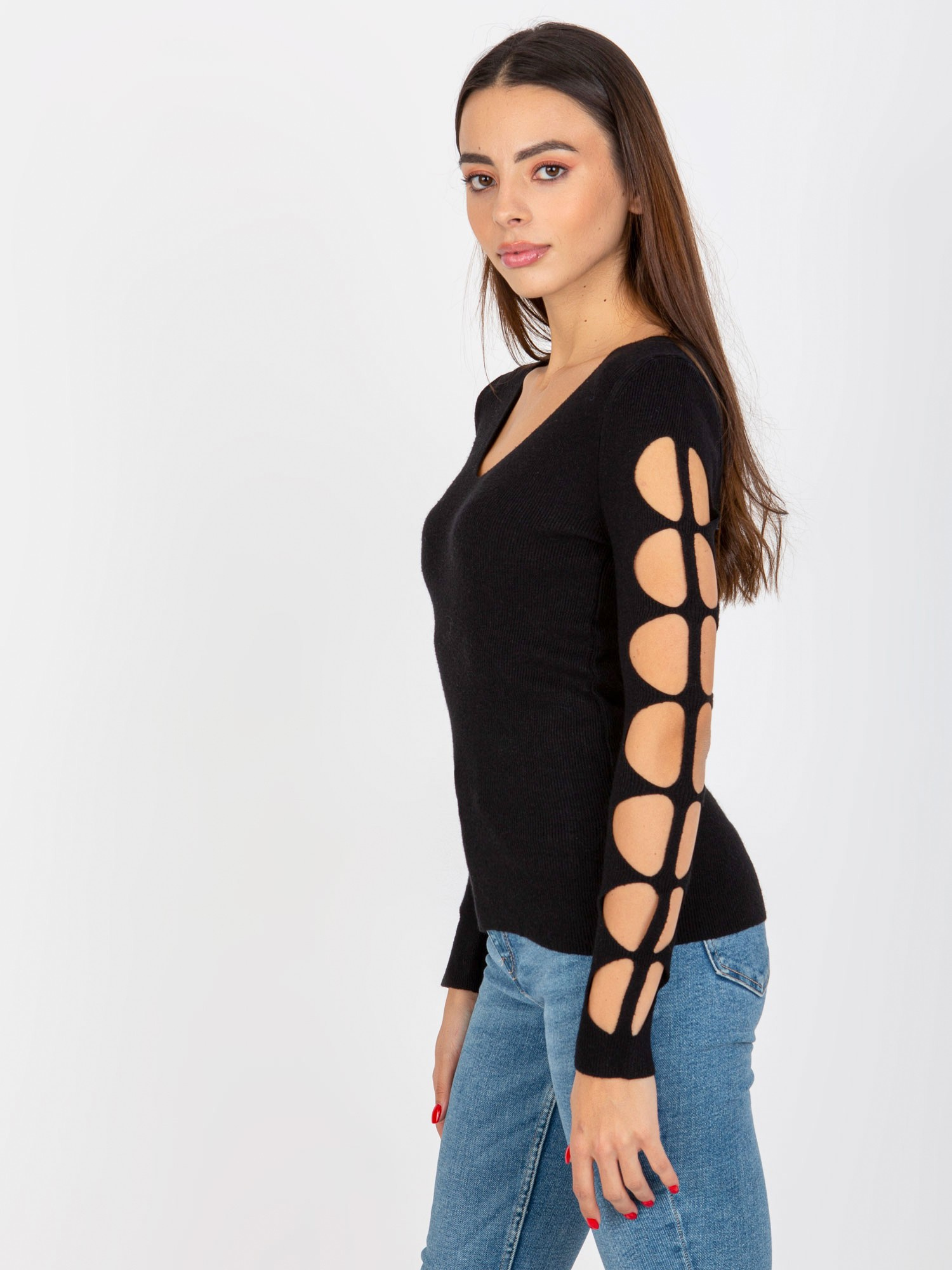 Sweter Czarny - obrazek 3