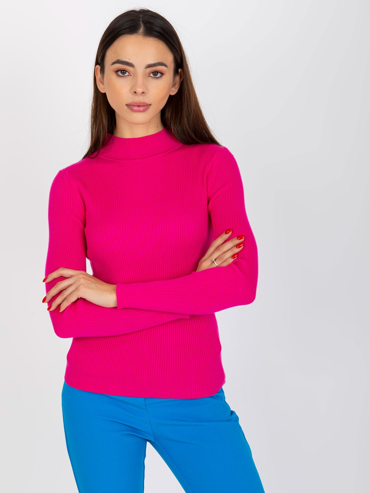 Sweter Fuksjowy - obrazek 3