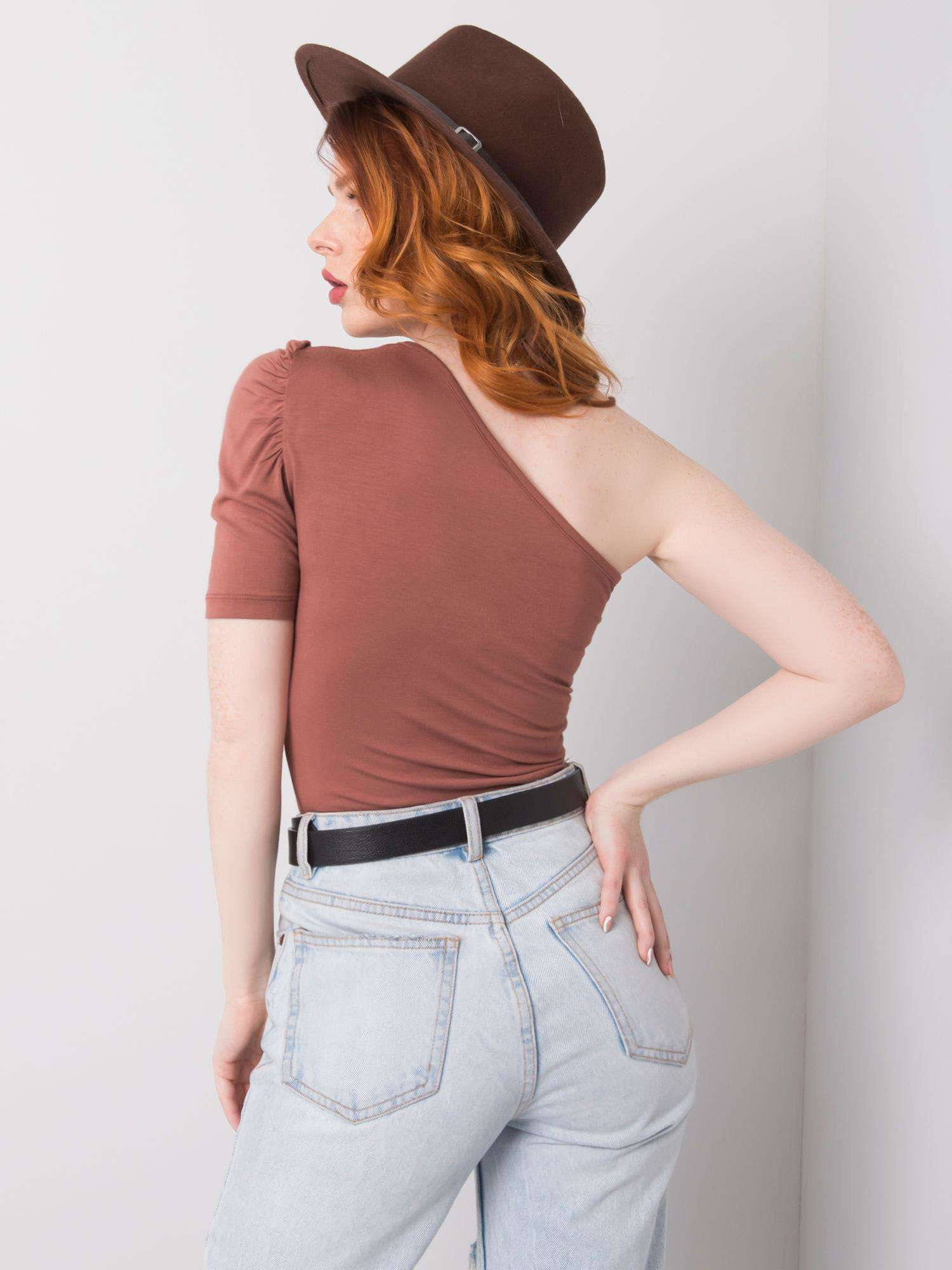 Bluzka Brązowy - obrazek 3