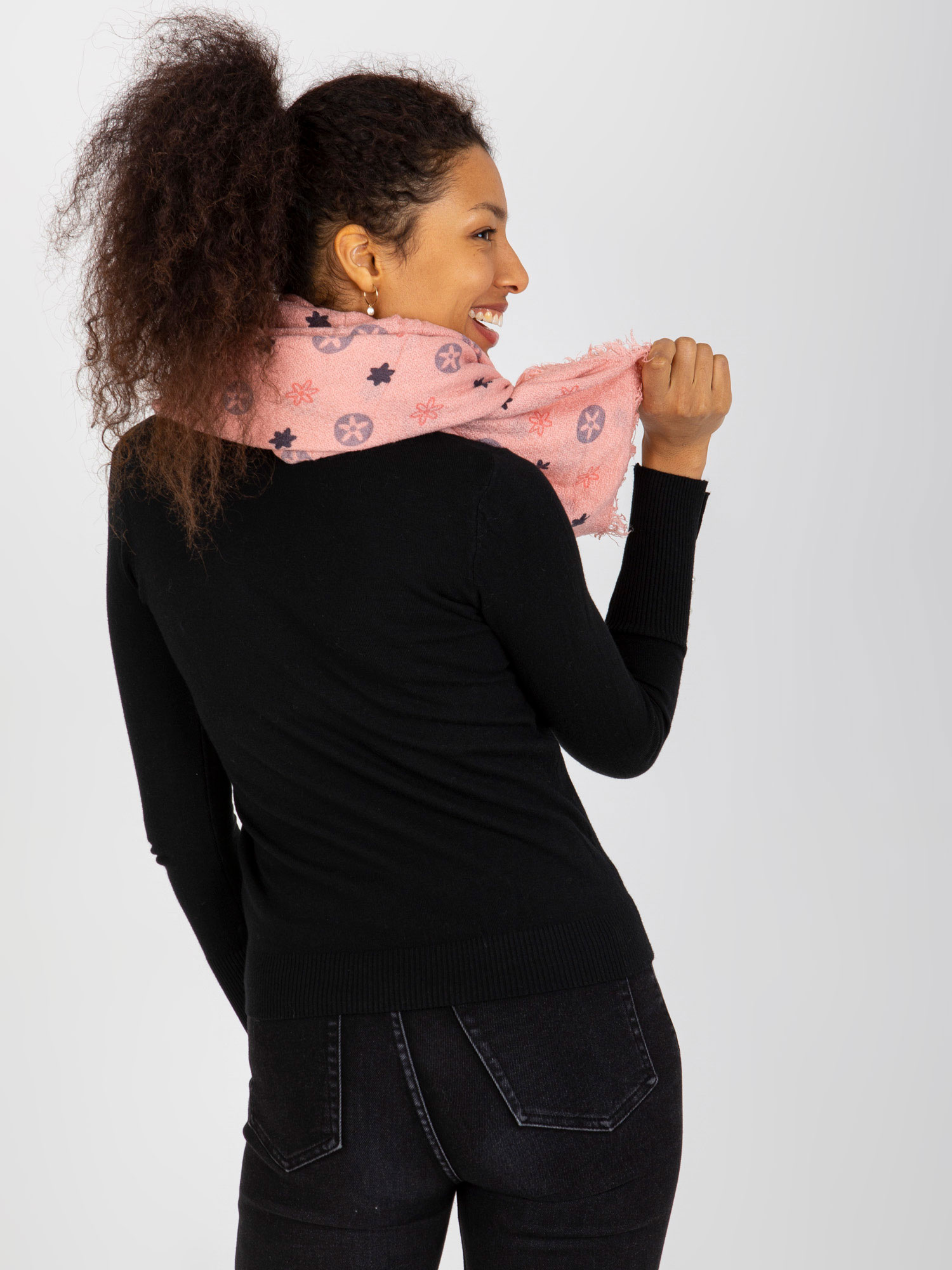 Chustka Różowy - obrazek 3