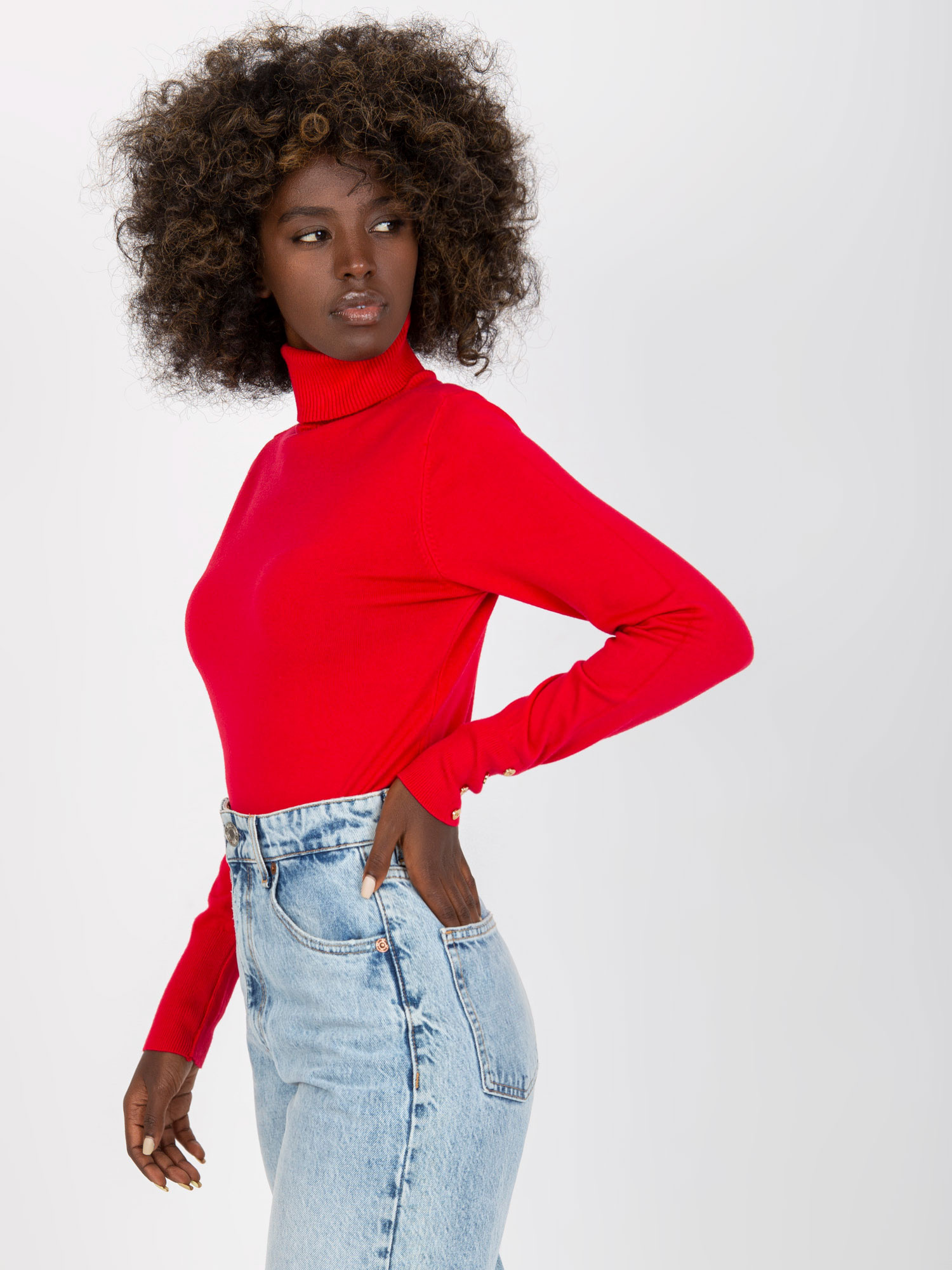 Sweter Czerwony - obrazek 3